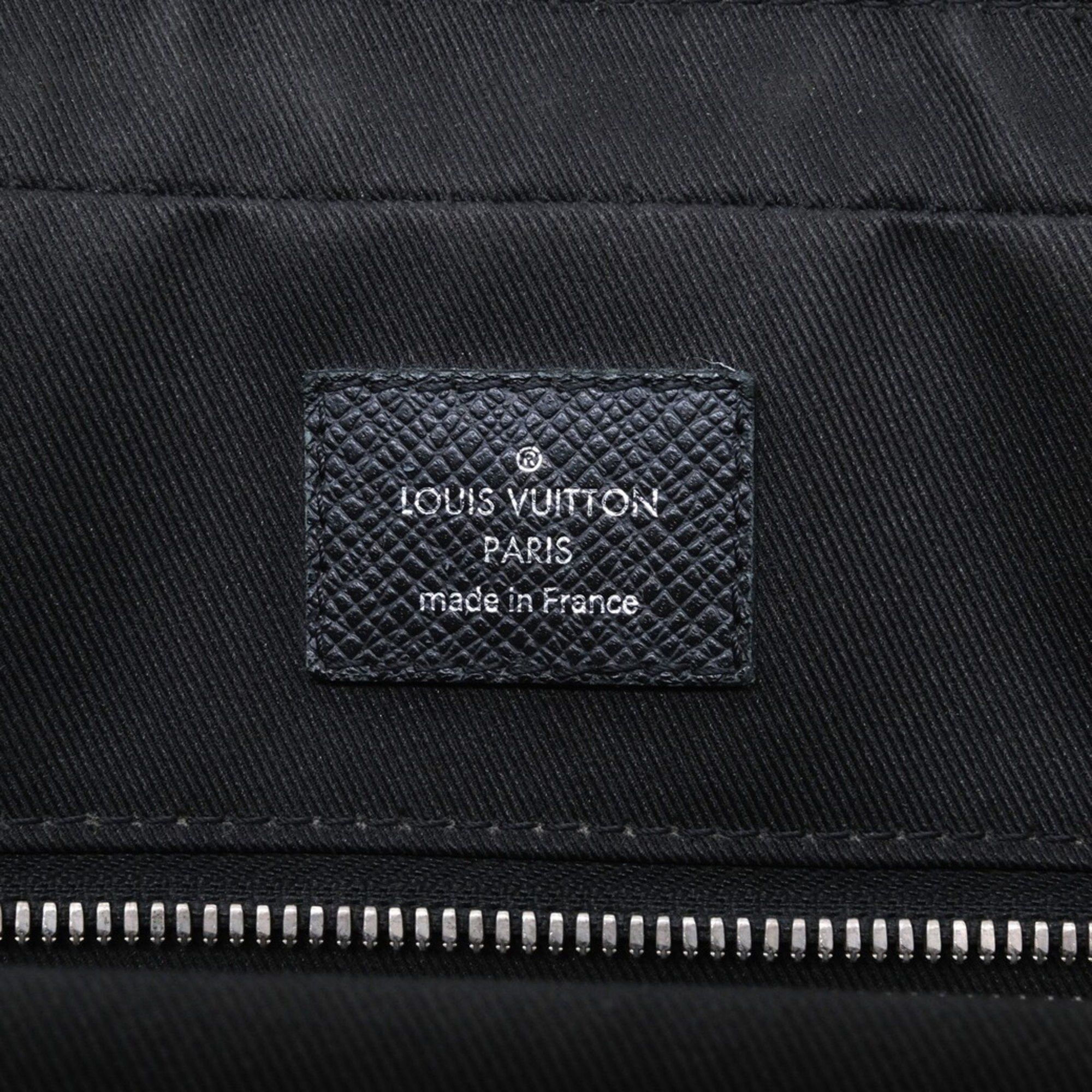 Louis Vuitton Louis Vuitton Porte Document MM PDB Bag Taiga Ardoise Black M33414 Size ONE SIZE - 13 Thumbnail