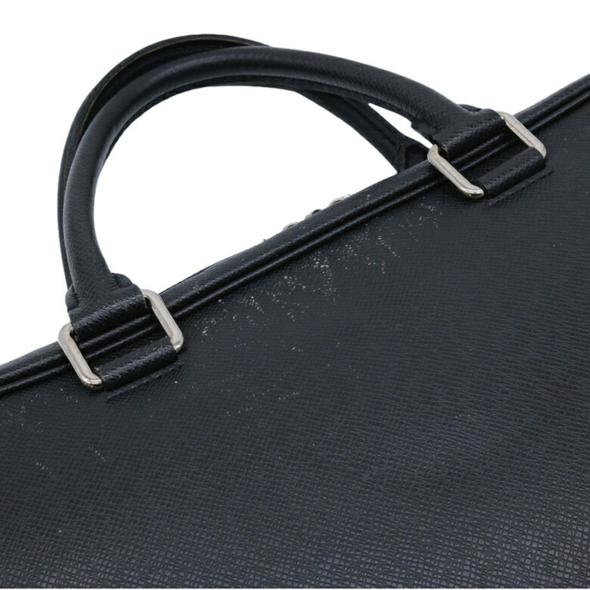 Louis Vuitton Louis Vuitton Porte Document MM PDB Bag Taiga Ardoise Black M33414 Size ONE SIZE - 8 Thumbnail