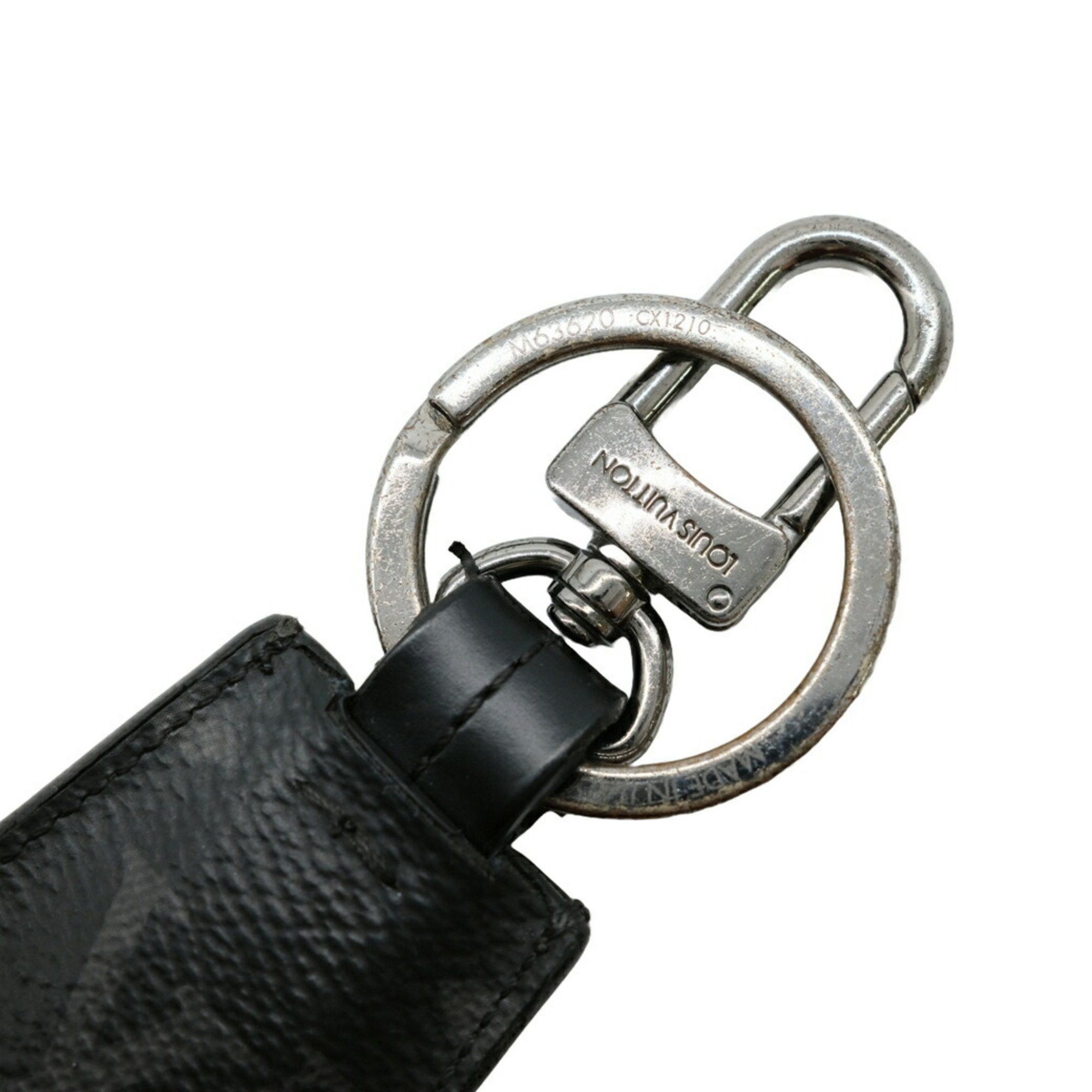 Louis Vuitton Louis Vuitton Monogram Eclipse Porte-Cle Cloche Cle Bag Charm Keychain Men's Black M63620 Size ONE SIZE - 6 Thumbnail
