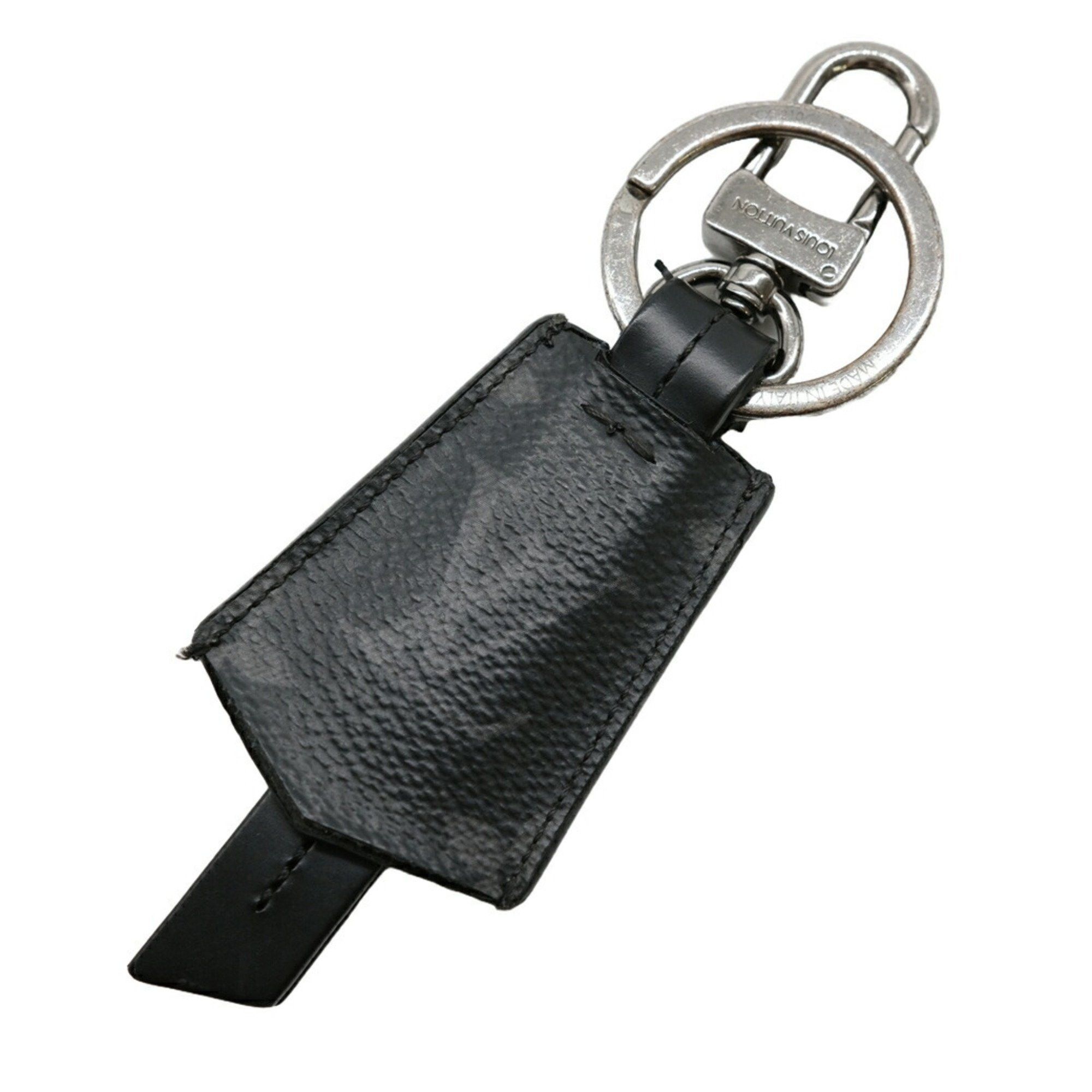 Louis Vuitton Louis Vuitton Monogram Eclipse Porte-Cle Cloche Cle Bag Charm Keychain Men's Black M63620 Size ONE SIZE - 5 Thumbnail