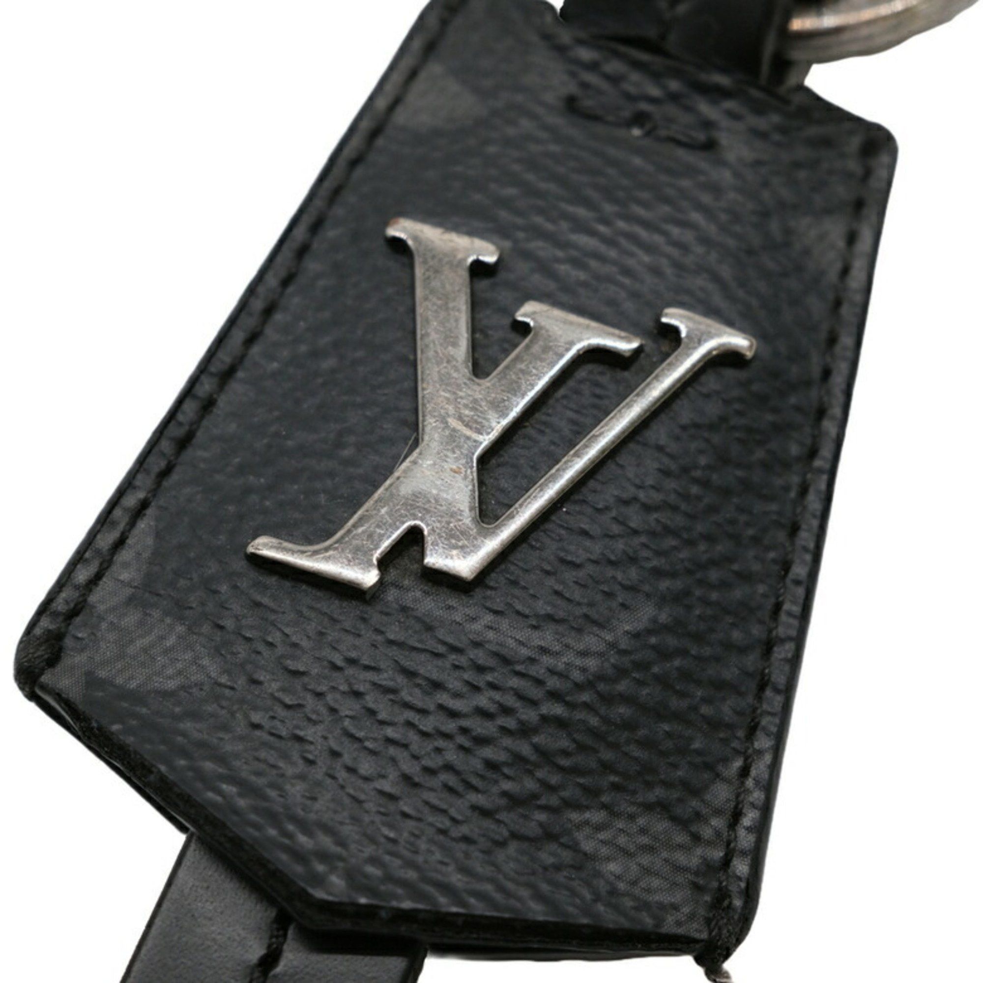 Louis Vuitton Louis Vuitton Monogram Eclipse Porte-Cle Cloche Cle Bag Charm Keychain Men's Black M63620 Size ONE SIZE - 3 Thumbnail
