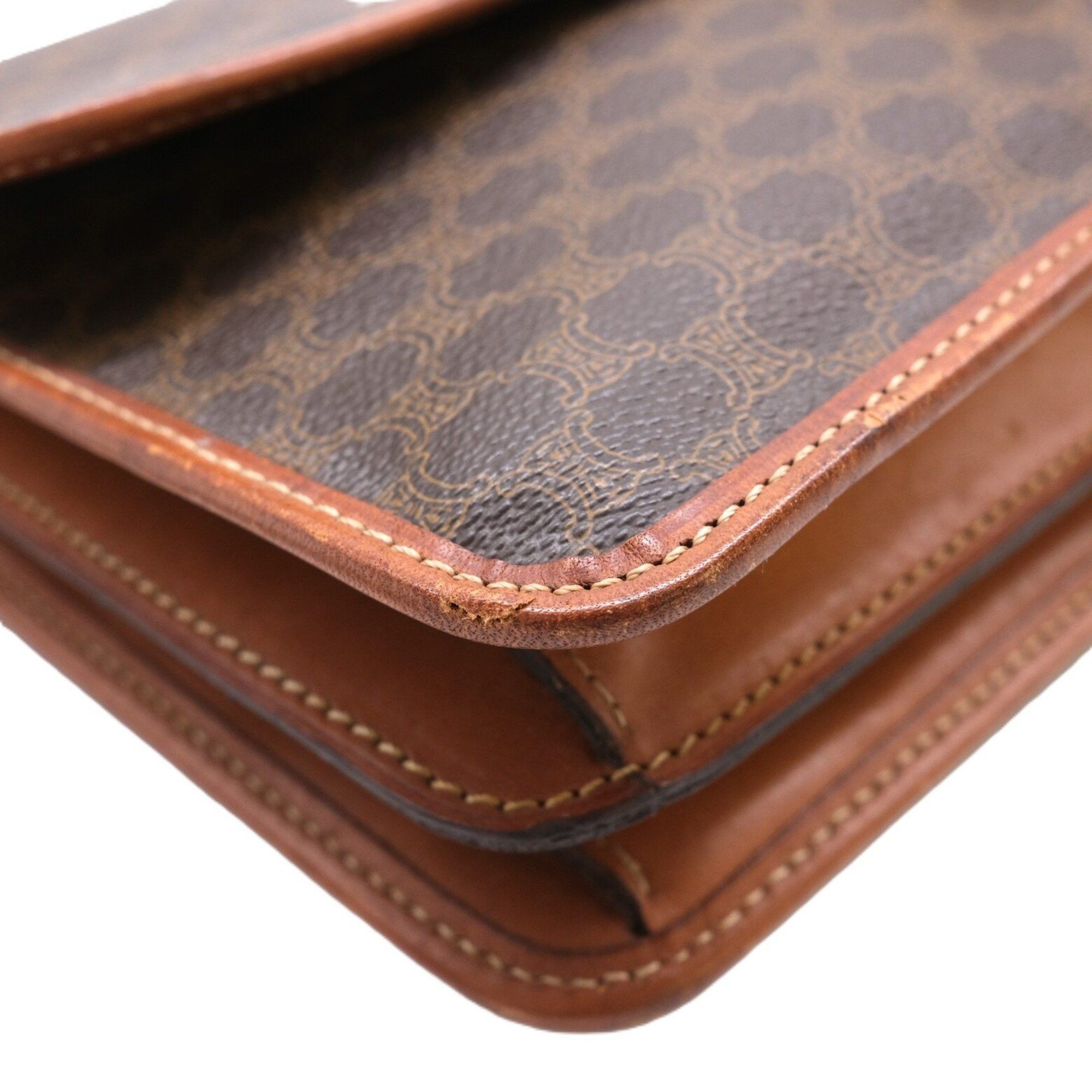 Celine CELINE Macadam clutch bag, second brown Size ONE SIZE - 6 Thumbnail