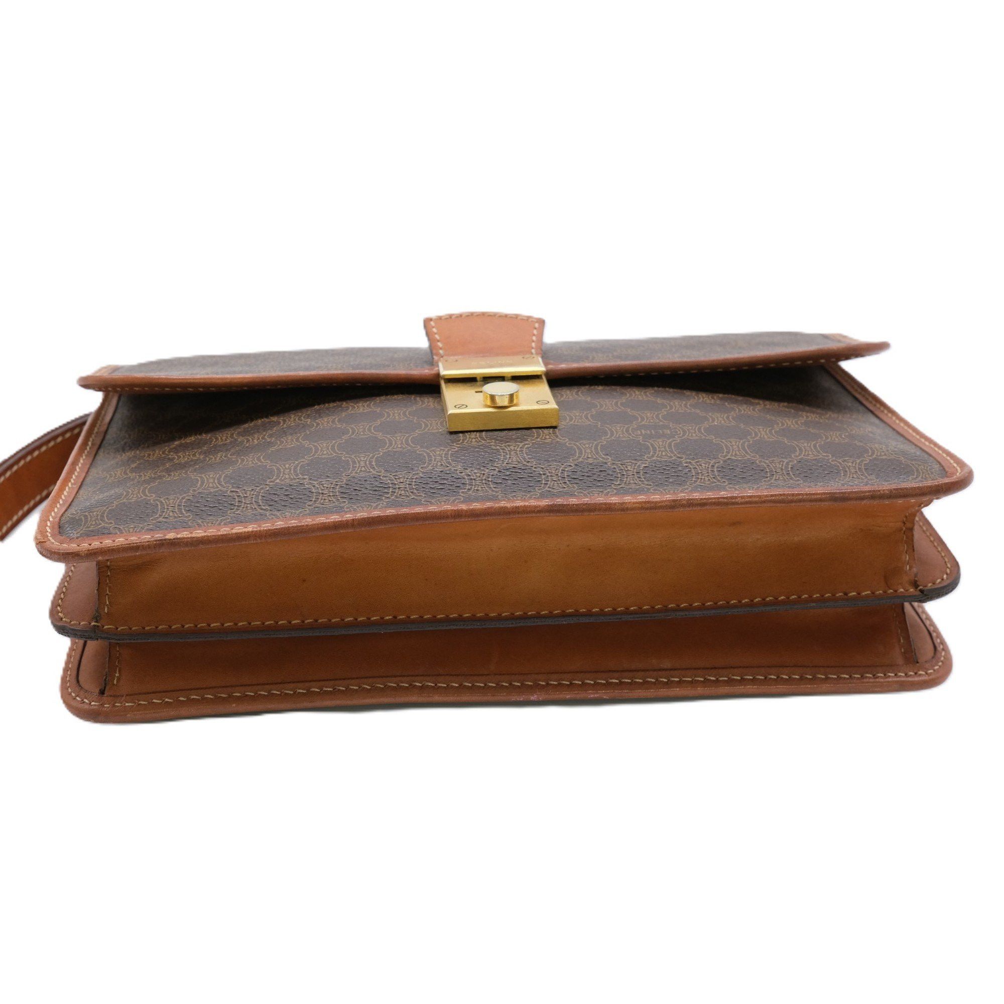 Celine CELINE Macadam clutch bag, second brown Size ONE SIZE - 7 Thumbnail