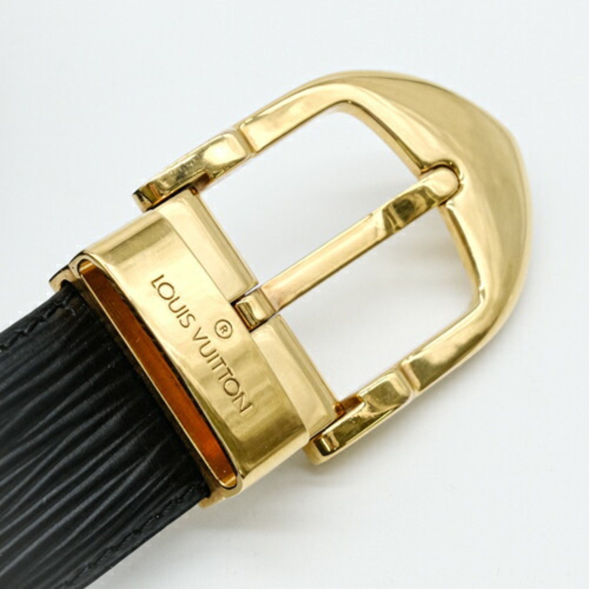 Louis Vuitton Louis Vuitton Epi Santur Classic Belt Men's Noir Black 110 44 #110 M6832 Size ONE SIZE - 2 Thumbnail