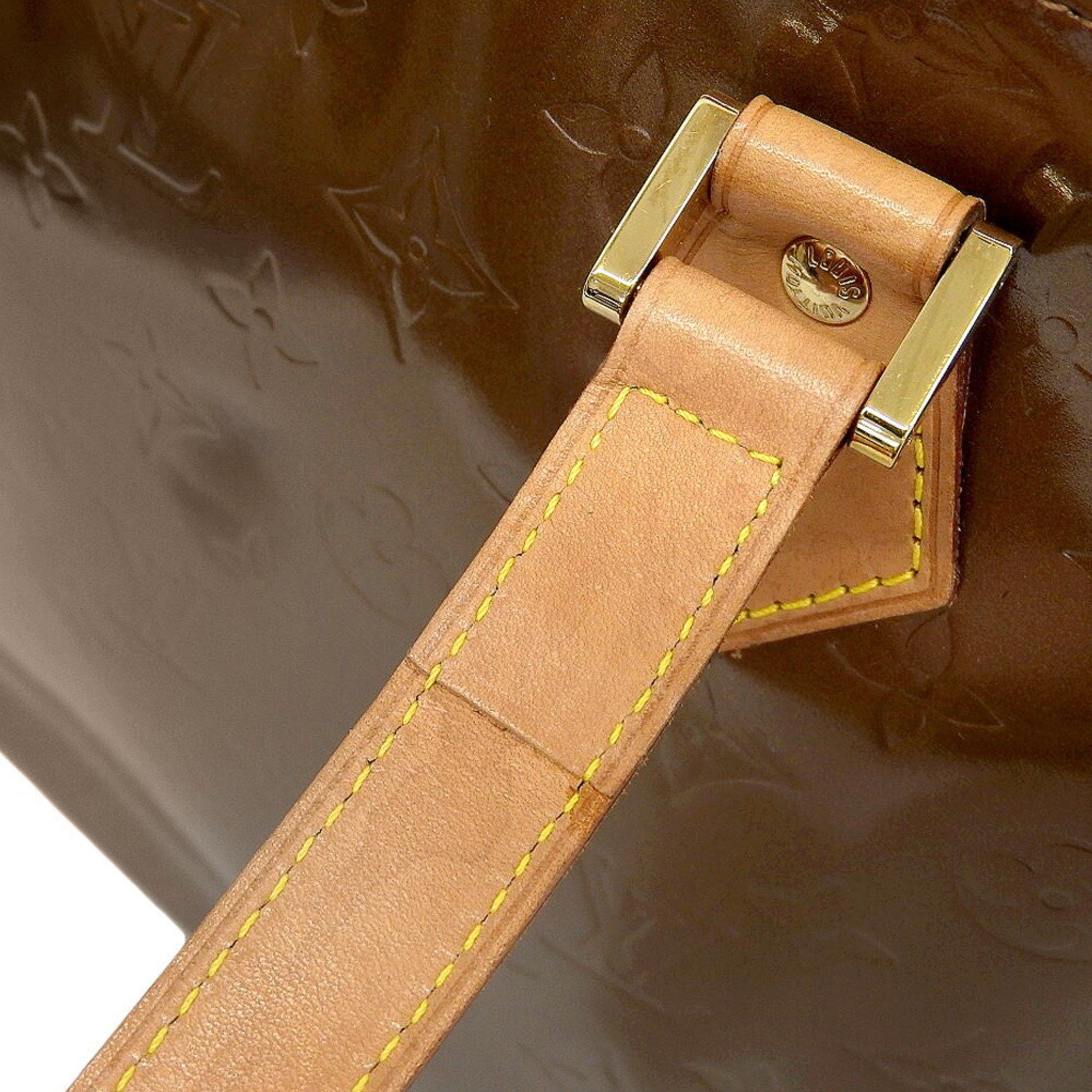 Louis Vuitton Louis Vuitton Monogram Vernis Houston M91122 Tote Bag Shoulder Bronze Size ONE SIZE - 5 Thumbnail