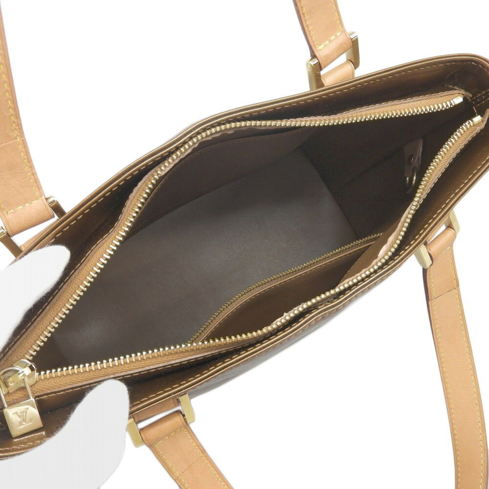 Louis Vuitton Louis Vuitton Monogram Vernis Houston M91122 Tote Bag Shoulder Bronze Size ONE SIZE - 3 Thumbnail