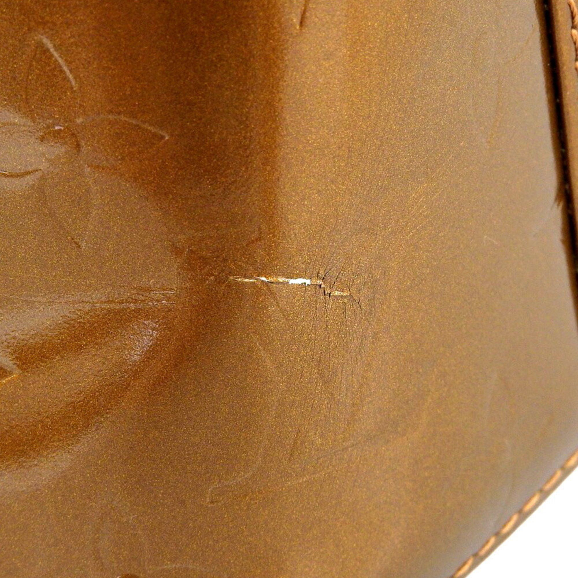 Louis Vuitton Louis Vuitton Monogram Vernis Houston M91122 Tote Bag Shoulder Bronze Size ONE SIZE - 4 Thumbnail