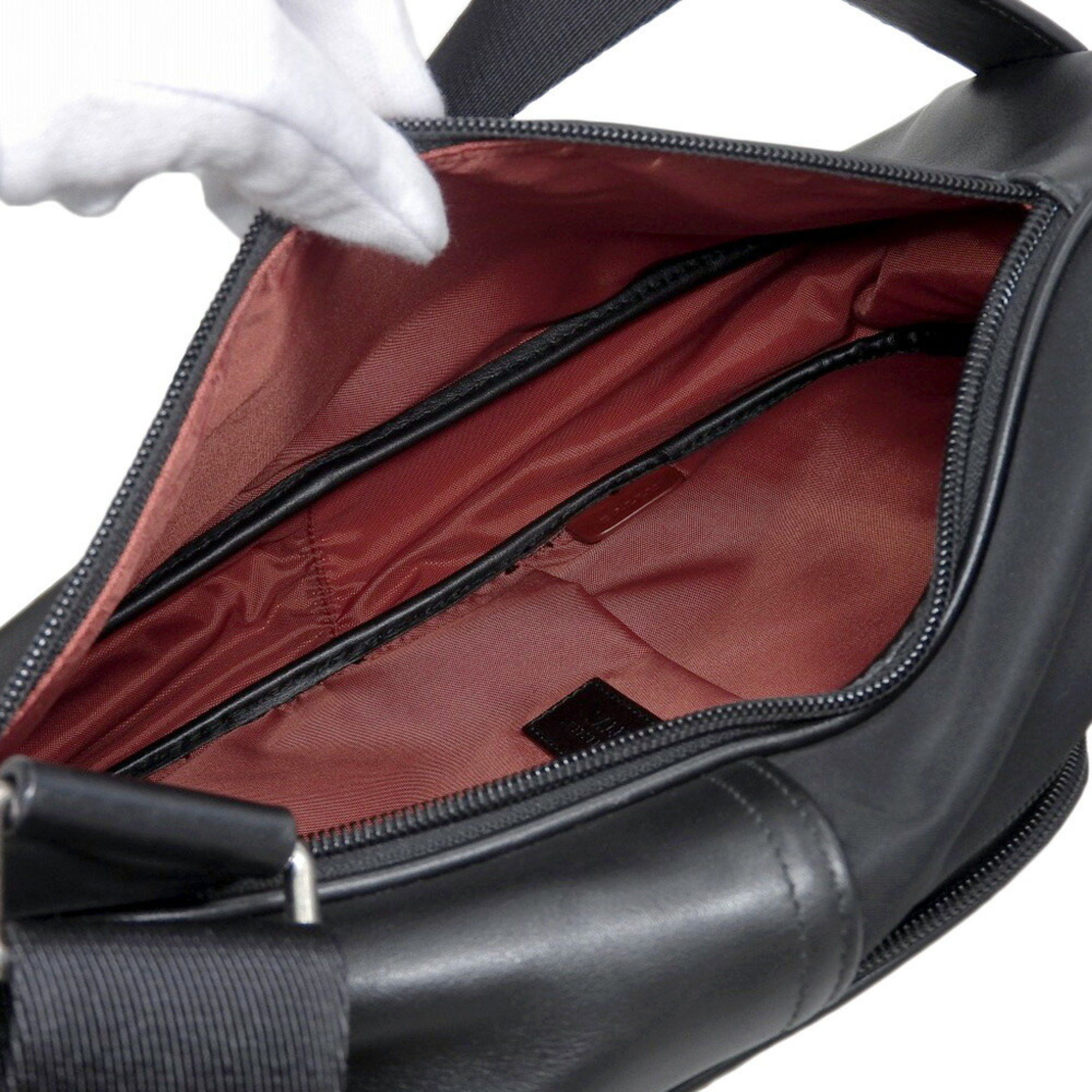 Bally BALLY Body Bag Nylon Leather Black Size ONE SIZE - 3 Thumbnail