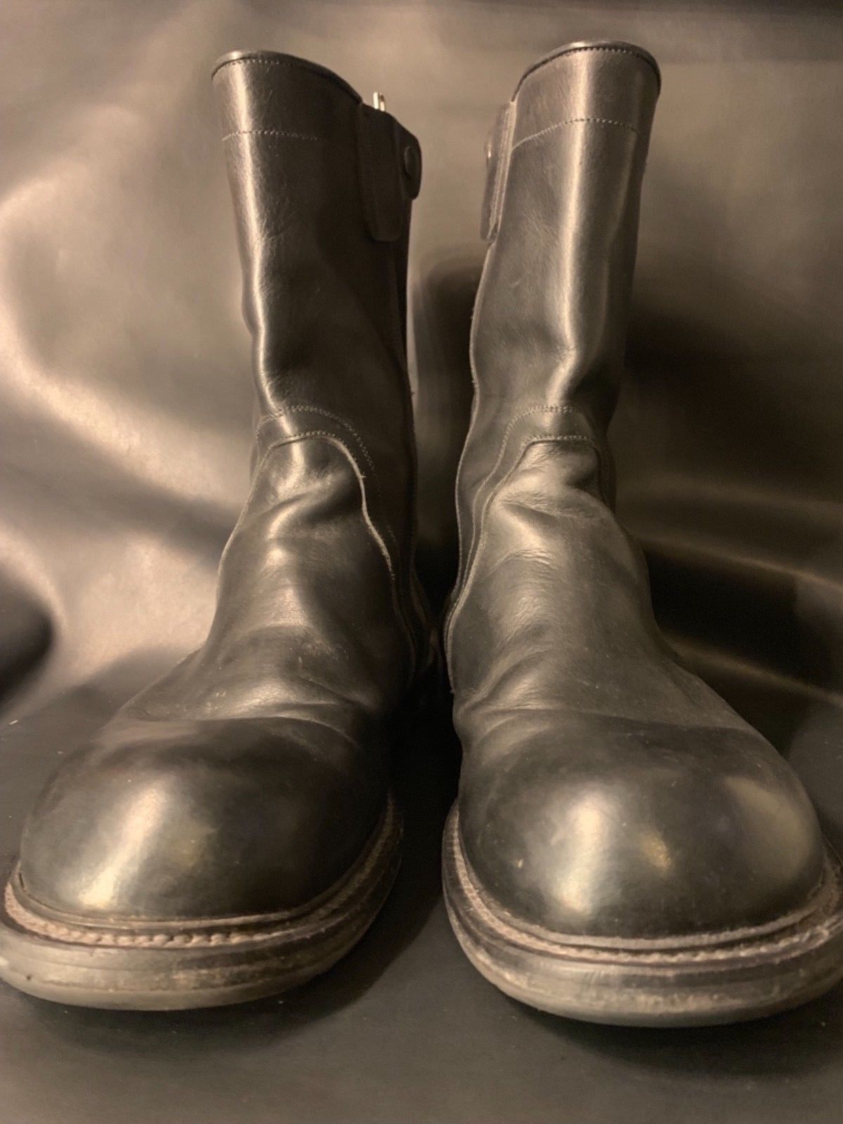 Pre-owned Rick Owens Creeper Boots In Black