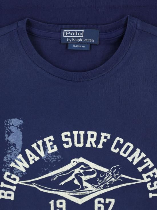 Polo Ralph Lauren POLO RALPH LAUREN Men T-Shirts 710 966443 001 Blue Size US S / EU 44-46 / 1 - 3 Thumbnail