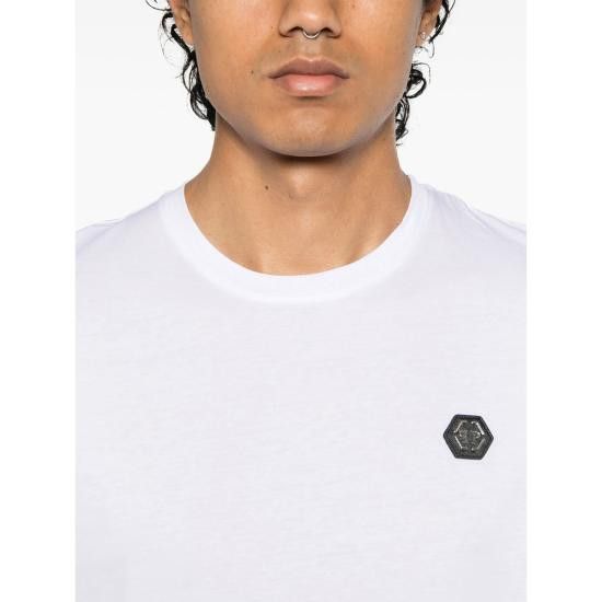 Philipp Plein PHILIPP PLEIN Men T-Shirts MTK8323 PJY002N 02 WHITE Size US XL / EU 56 / 4 - 2 Thumbnail