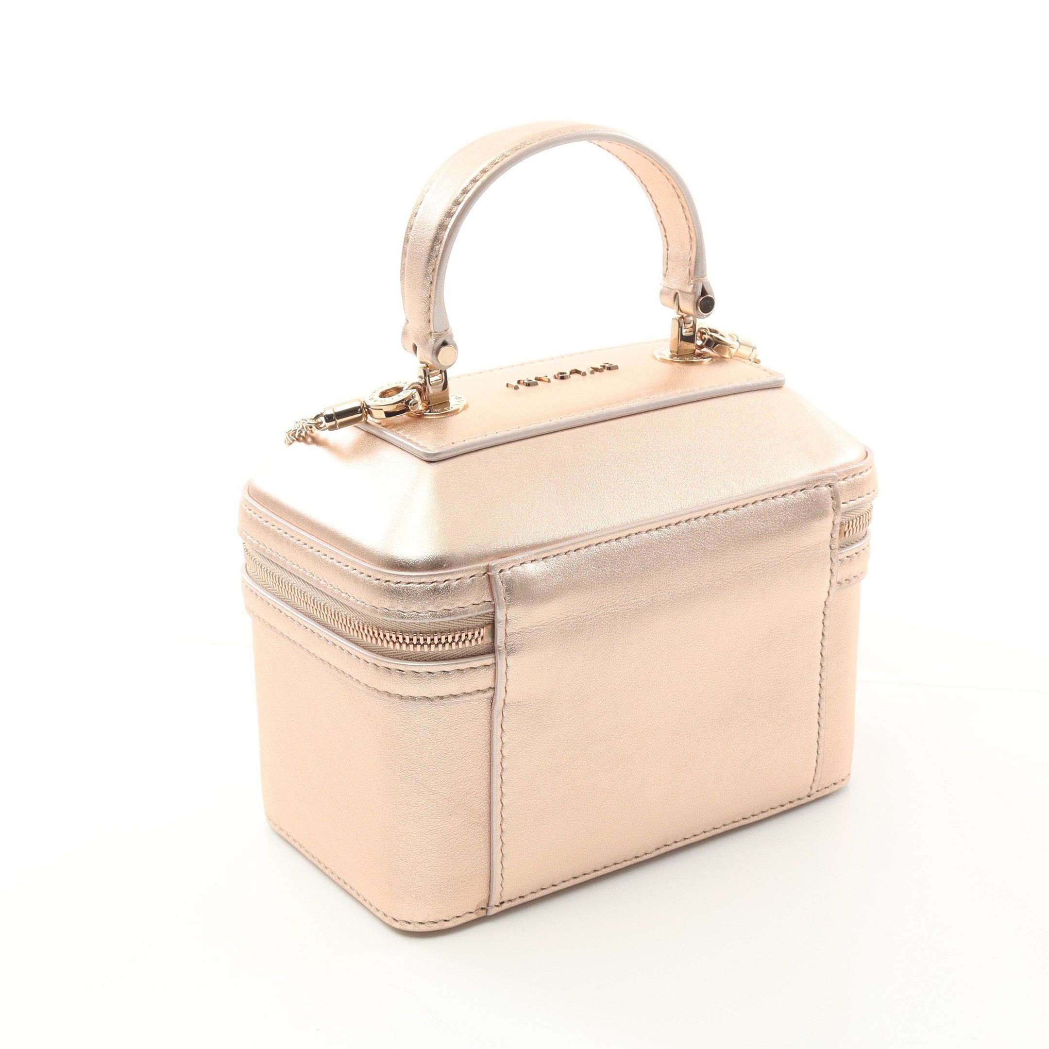 Bvlgari Bvlgari Vanity Bag Leather Pink Metallic Size ONE SIZE - 2 Thumbnail
