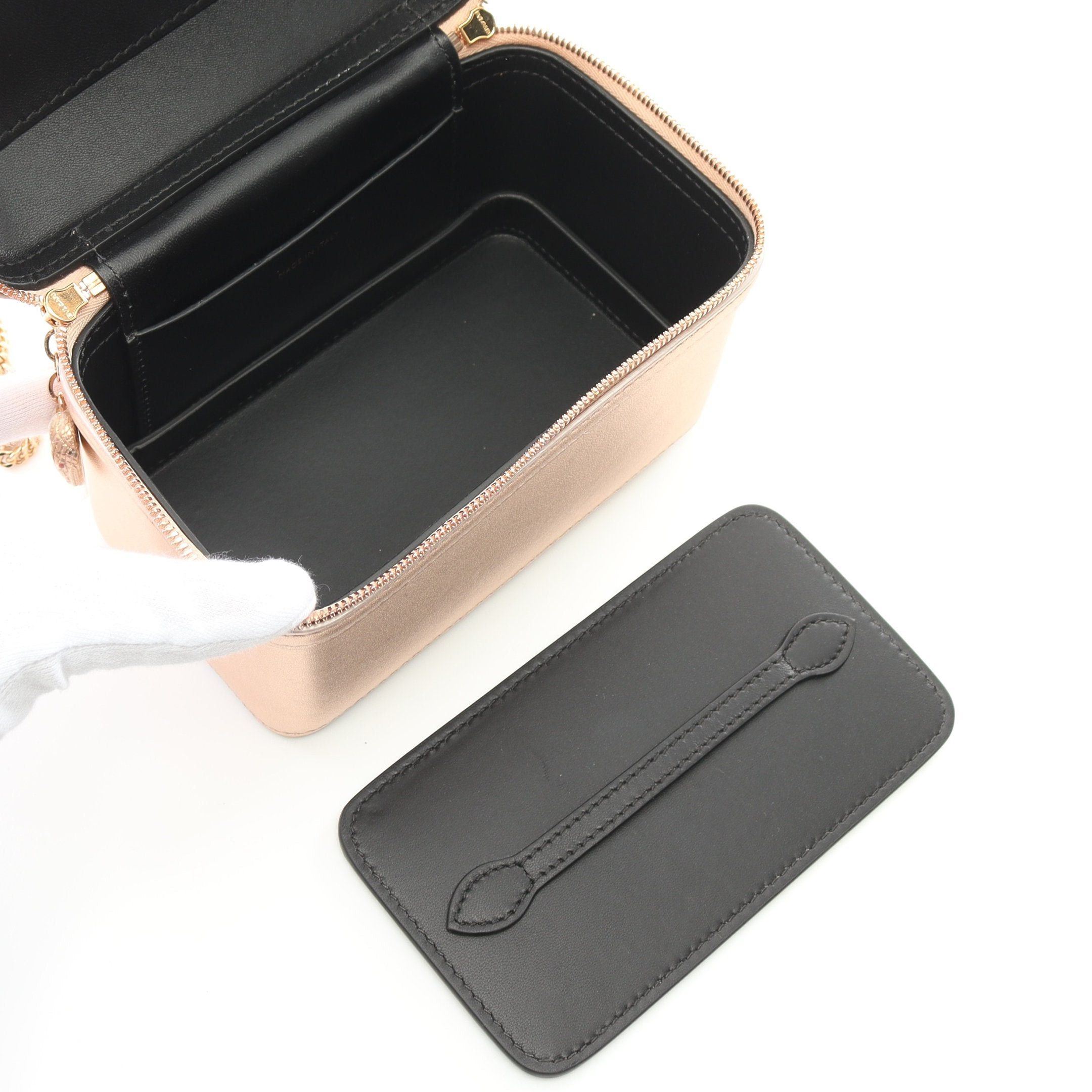 Bvlgari Bvlgari Vanity Bag Leather Pink Metallic Size ONE SIZE - 4 Thumbnail