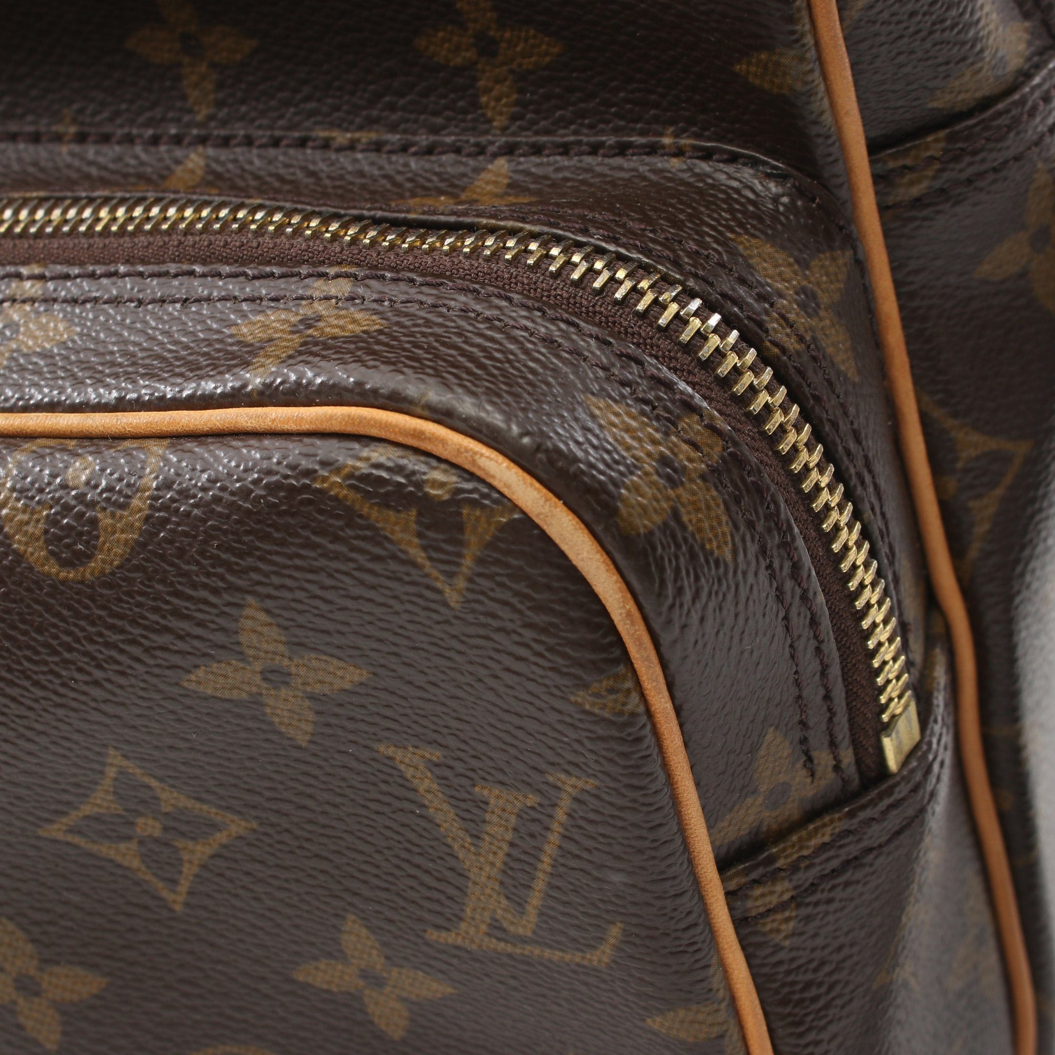 Louis Vuitton Louis Vuitton Nil Monogram Shoulder Bag Leather Brown Size ONE SIZE - 6 Thumbnail