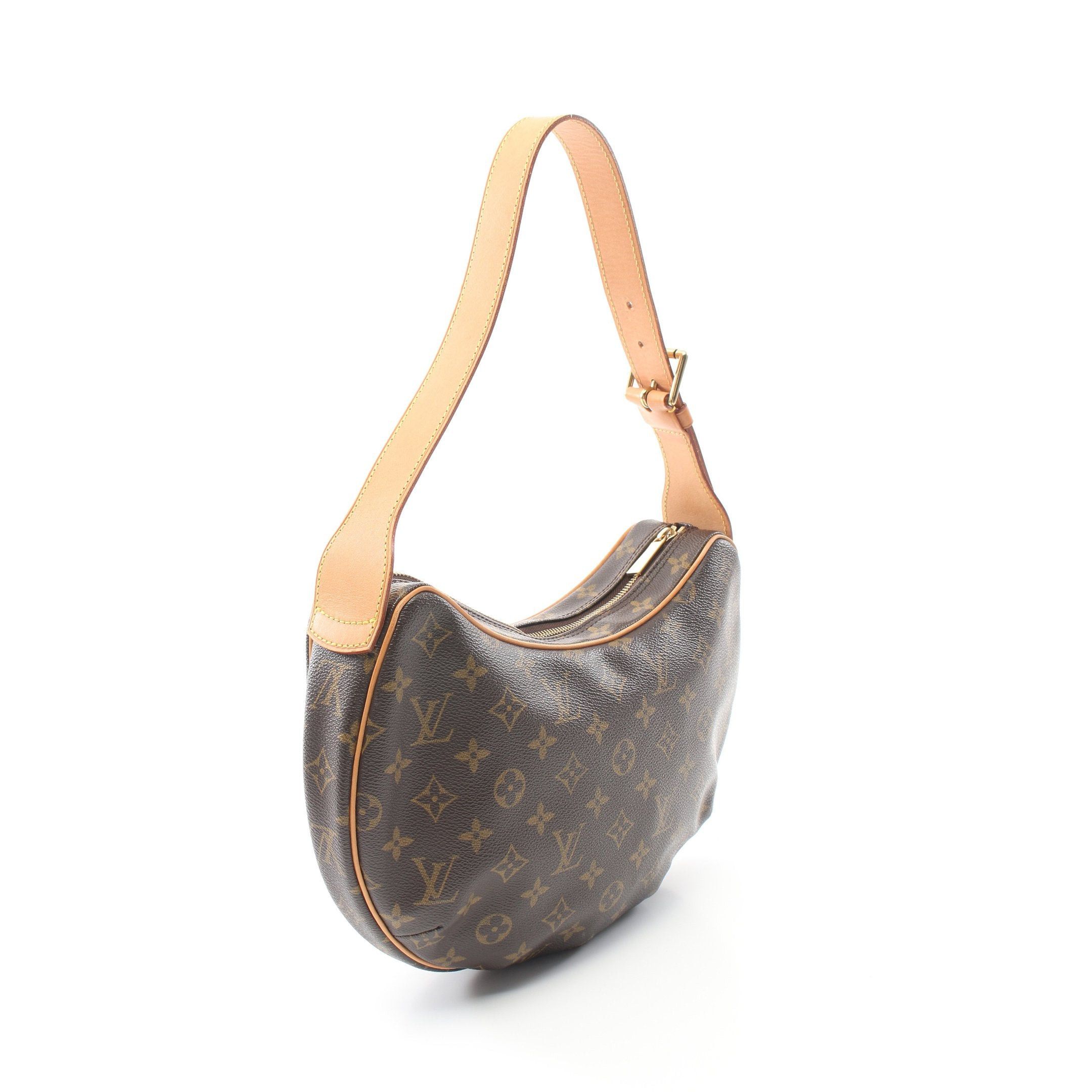 Louis Vuitton Louis Vuitton Croissant Mm Monogram Shoulder Bag Leather Brown Size ONE SIZE - 2 Thumbnail