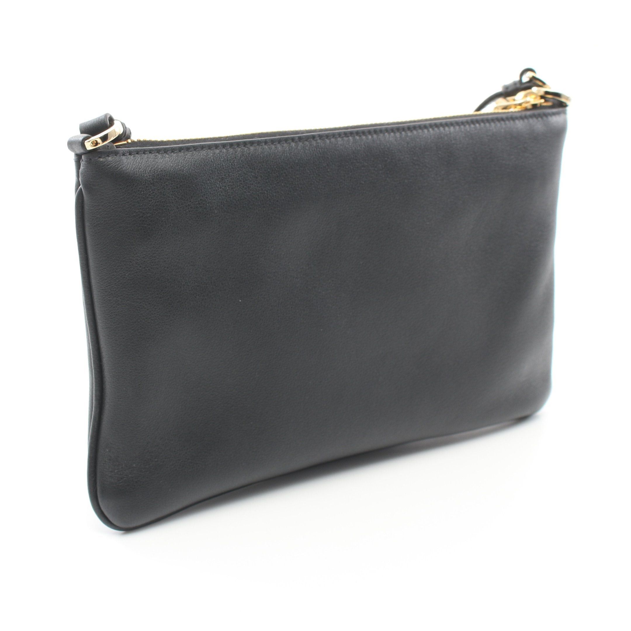 Prada Prada Shoulder Bag Leather Black Size ONE SIZE - 2 Thumbnail