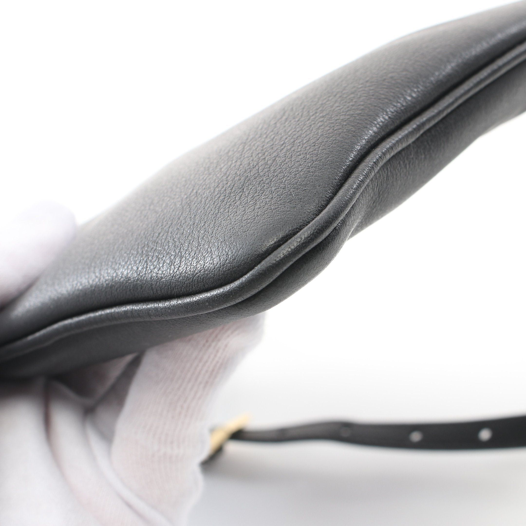 Prada Prada Shoulder Bag Leather Black Size ONE SIZE - 6 Thumbnail