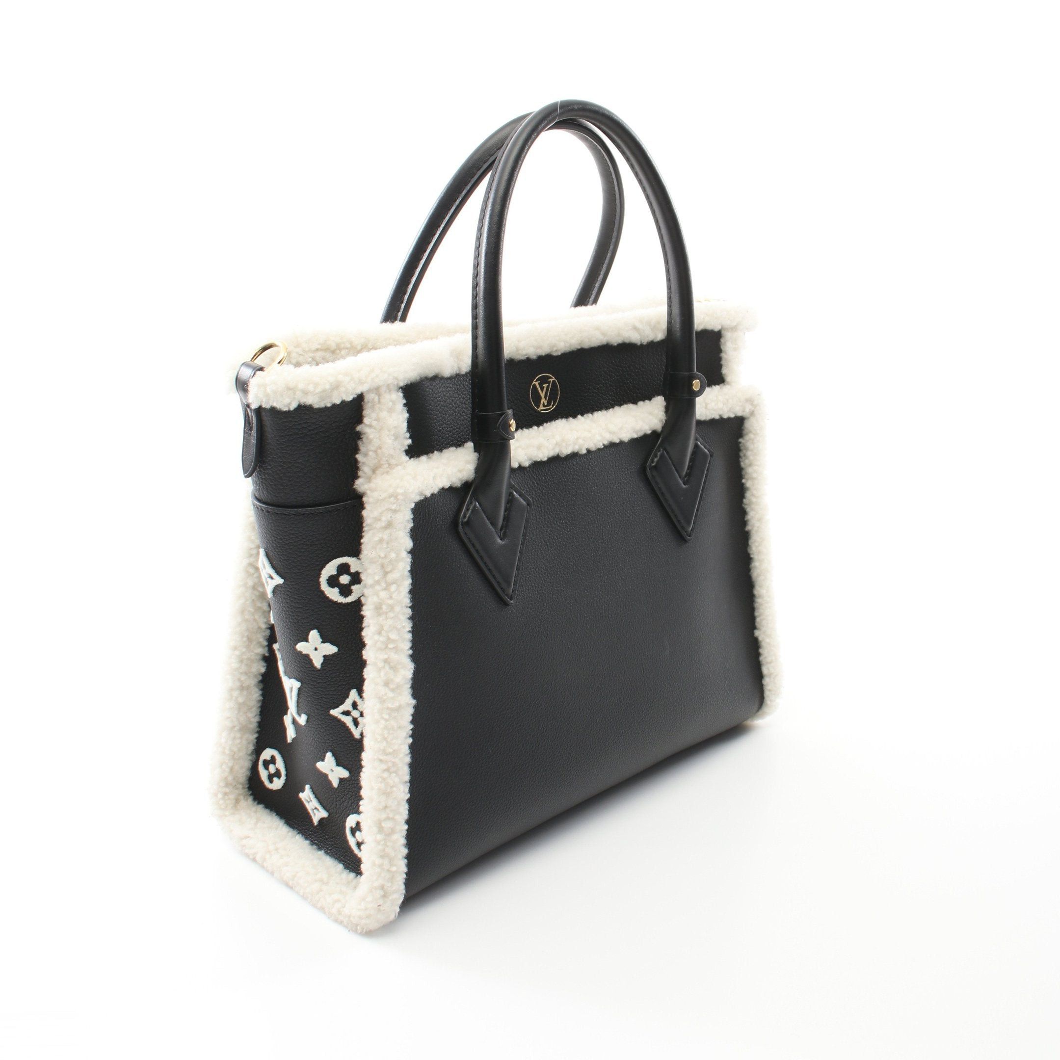 Louis Vuitton Louis Vuitton On My Side Mm Handbag Taurillon Leather Black Size ONE SIZE - 2 Thumbnail