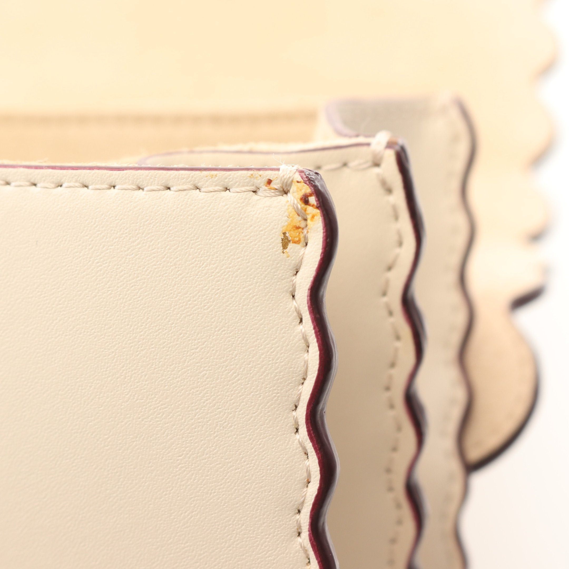 Fendi Fendi Kan I Handbag Leather Light Beige Size ONE SIZE - 5 Thumbnail
