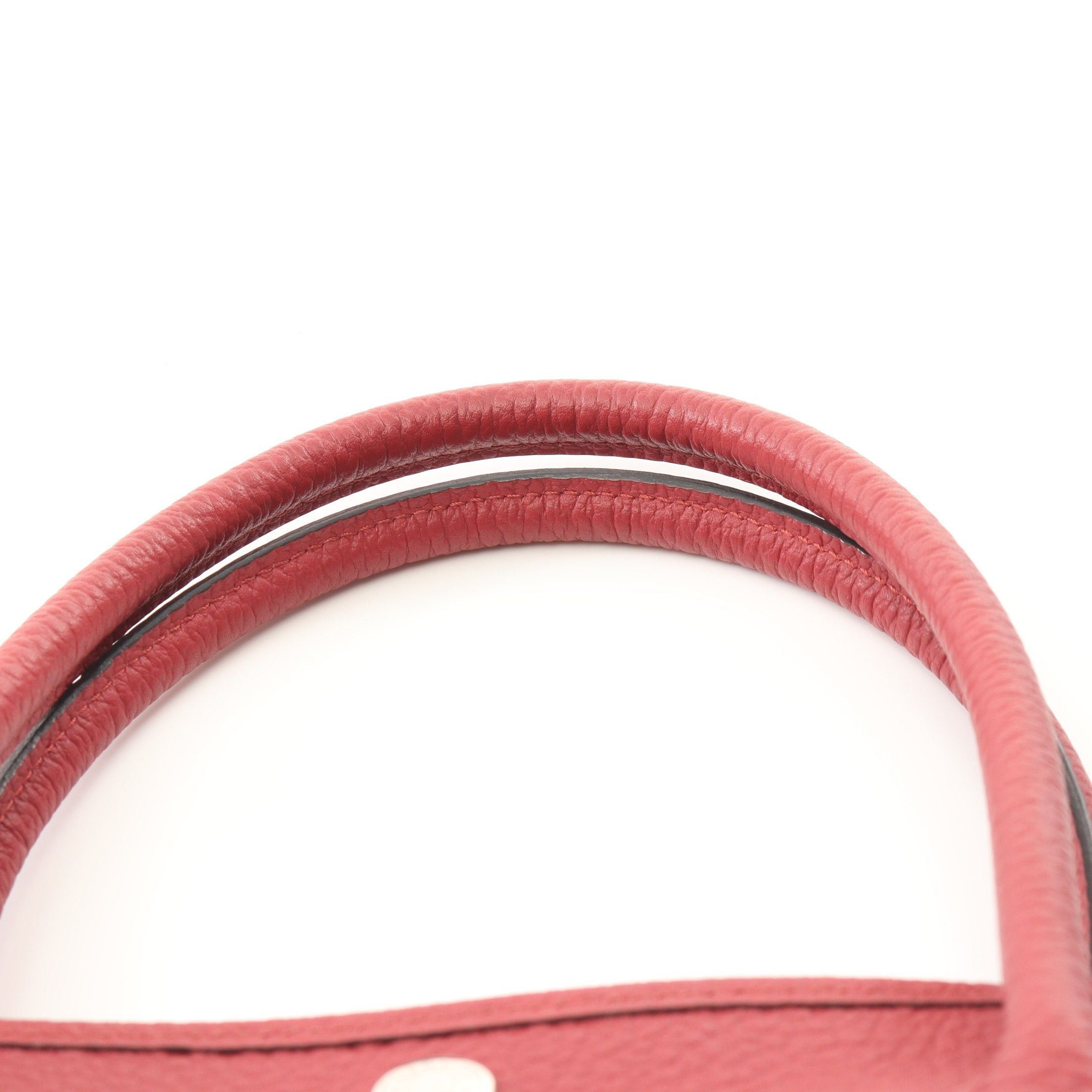 Hermes Hermes Garden Party Pm Rouge Garance Handbag Tote Bag Vash Country Red Silver Hardware D Stamp Size ONE SIZE - 9 Thumbnail