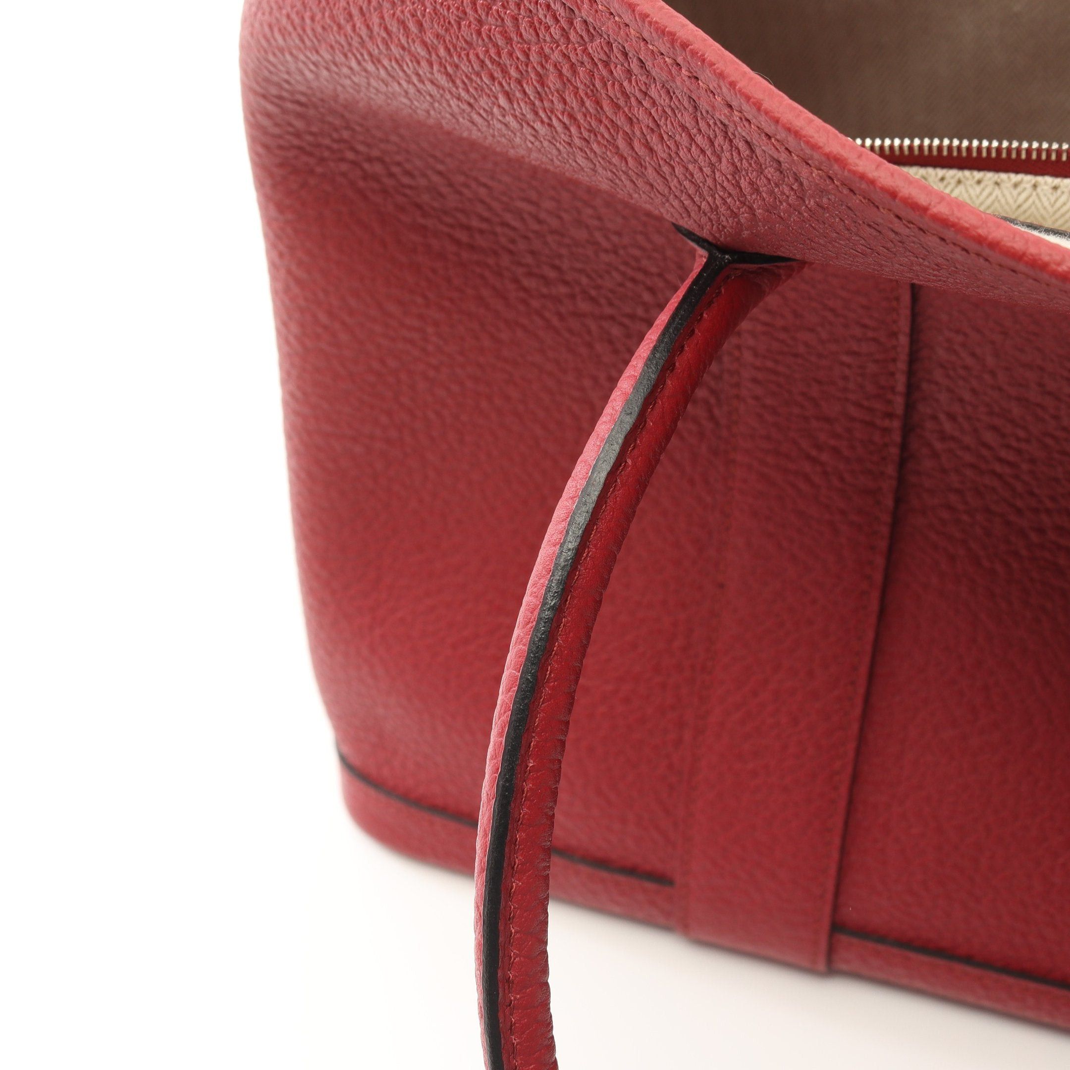 Hermes Hermes Garden Party Pm Rouge Garance Handbag Tote Bag Vash Country Red Silver Hardware D Stamp Size ONE SIZE - 8 Thumbnail