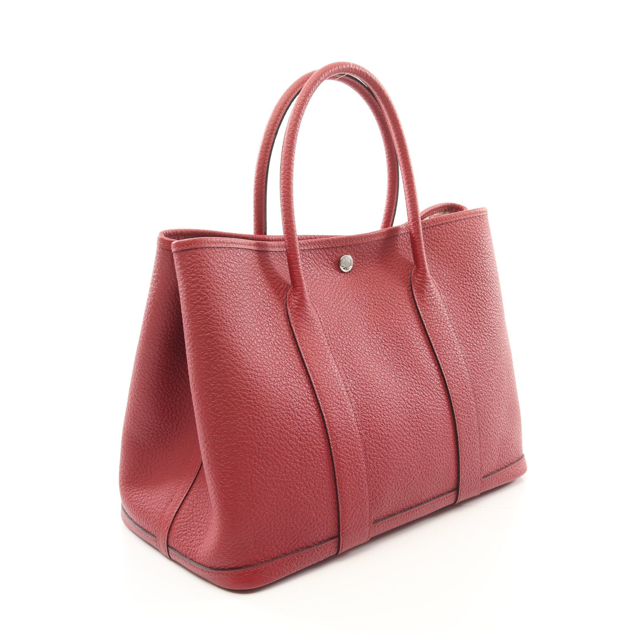 Hermes Hermes Garden Party Pm Rouge Garance Handbag Tote Bag Vash Country Red Silver Hardware D Stamp Size ONE SIZE - 2 Thumbnail