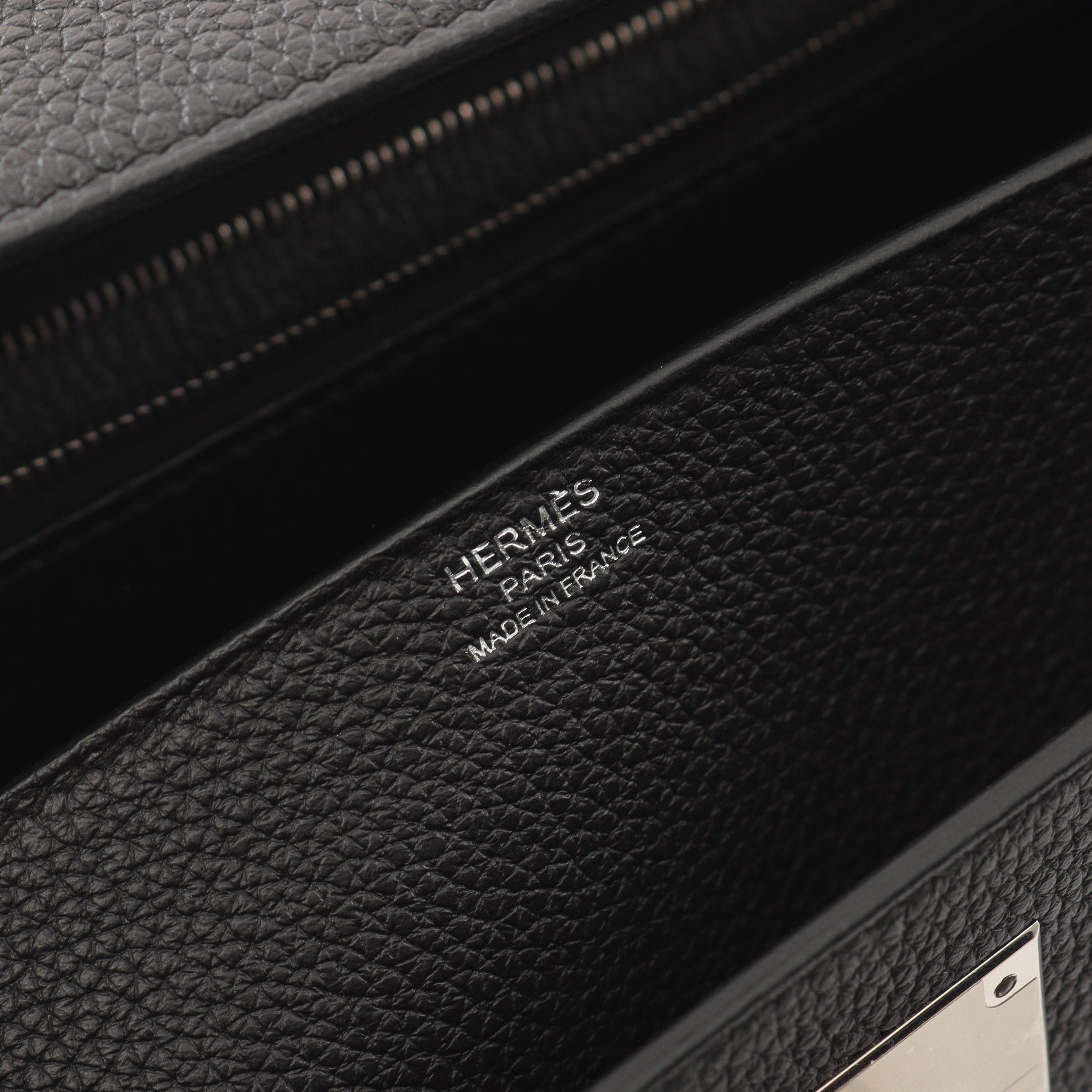 Hermes Hermes Kelly Depeche 36 Briefcase Business Bag Togo Black Gold Hardware B Stamp Size ONE SIZE - 4 Thumbnail