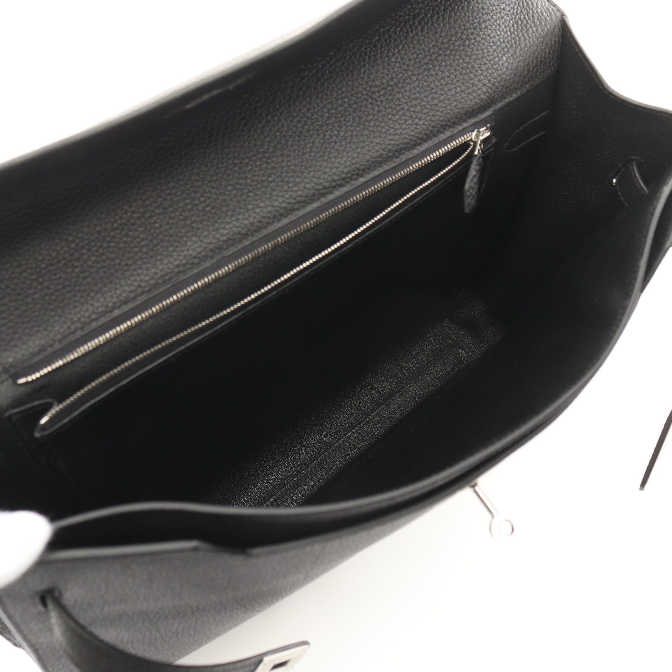 Hermes Hermes Kelly Depeche 36 Briefcase Business Bag Togo Black Gold Hardware B Stamp Size ONE SIZE - 3 Thumbnail
