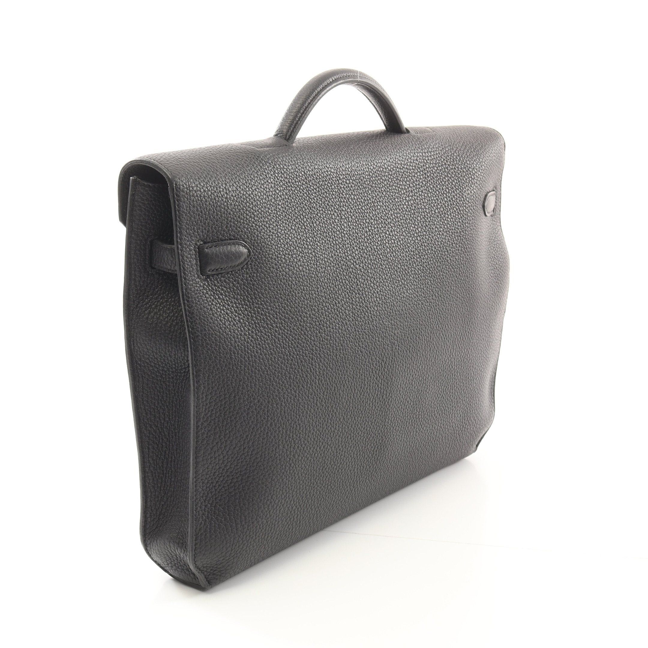 Hermes Hermes Kelly Depeche 36 Briefcase Business Bag Togo Black Gold Hardware B Stamp Size ONE SIZE - 2 Thumbnail