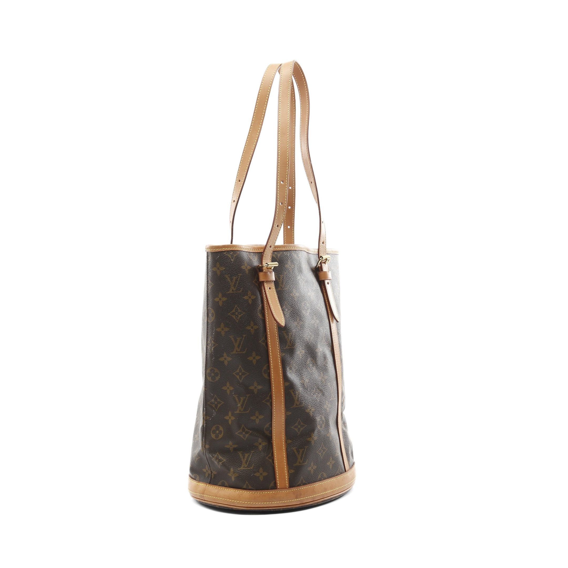 Louis Vuitton Louis Vuitton Bucket Gm Monogram Shoulder Bag Leather Brown Size ONE SIZE - 2 Thumbnail