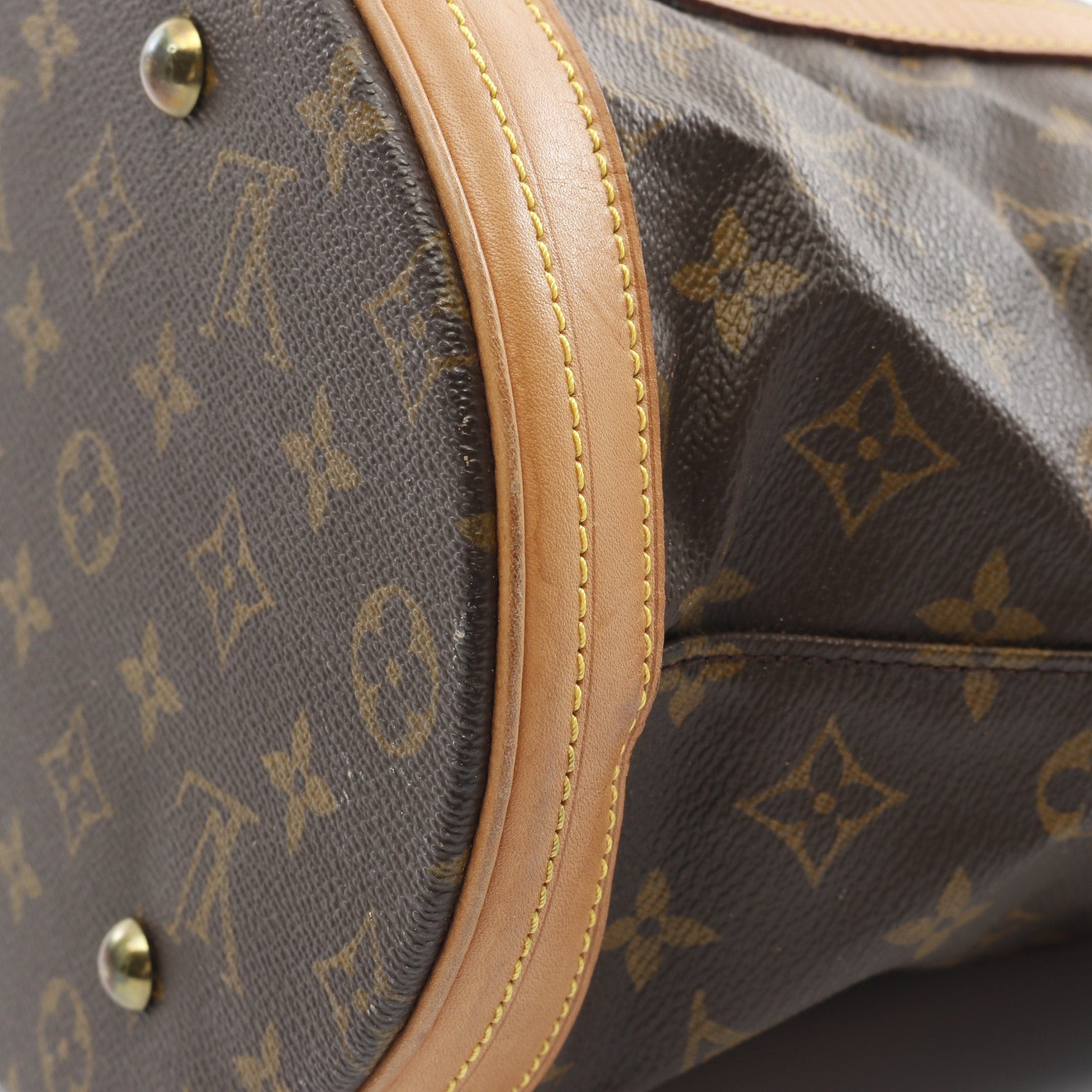 Louis Vuitton Louis Vuitton Bucket Gm Monogram Shoulder Bag Leather Brown Size ONE SIZE - 7 Thumbnail