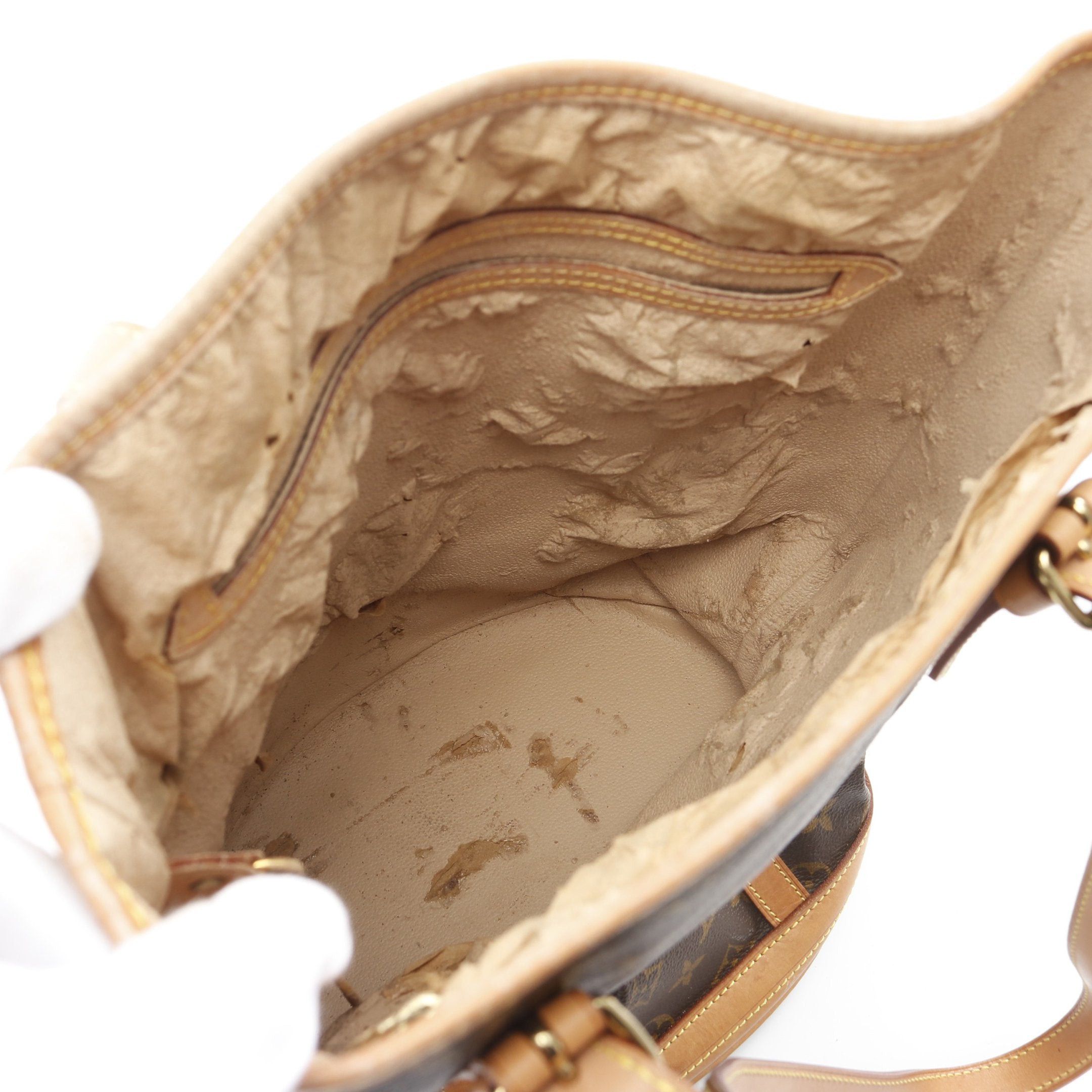 Louis Vuitton Louis Vuitton Bucket Gm Monogram Shoulder Bag Leather Brown Size ONE SIZE - 3 Thumbnail
