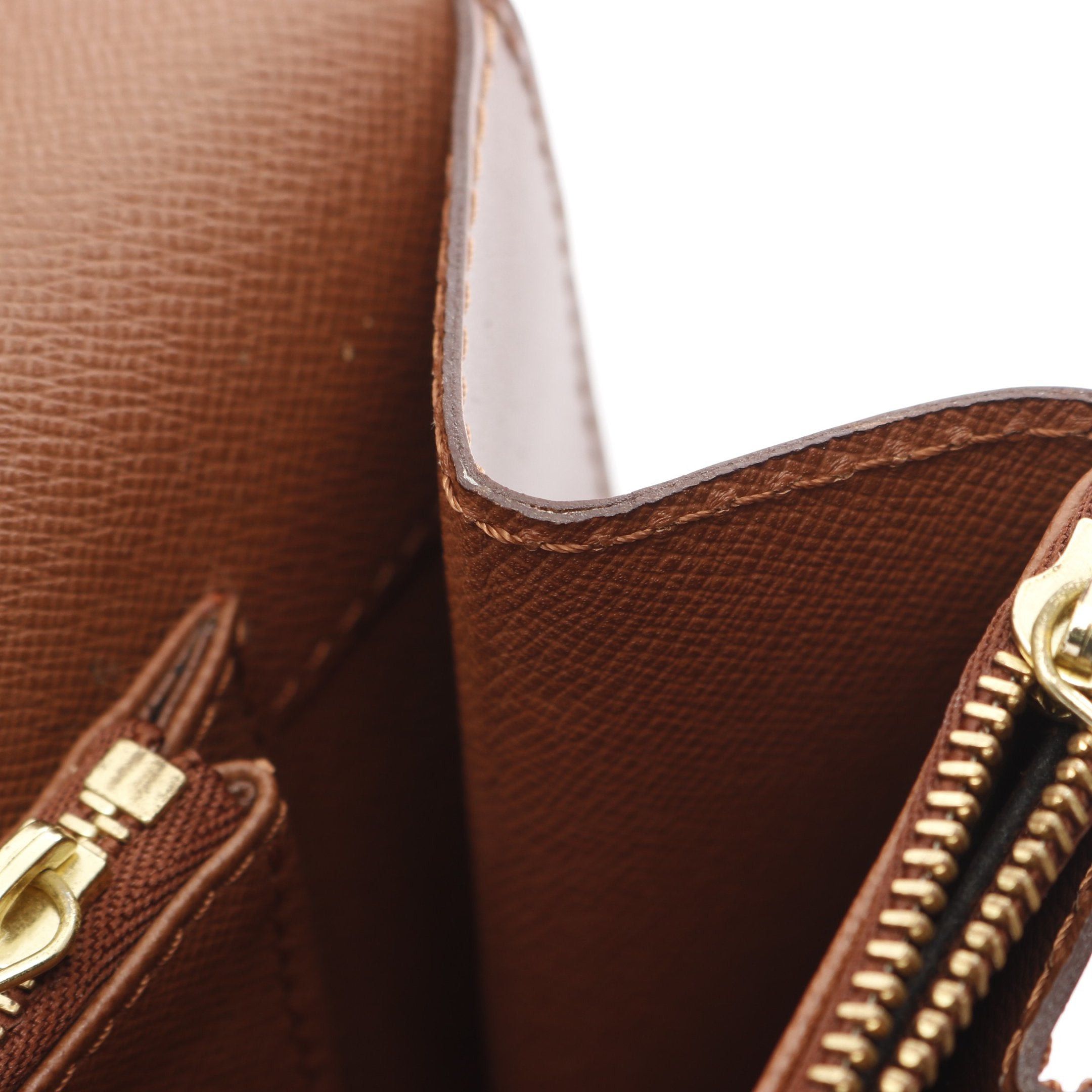 Louis Vuitton Louis Vuitton Concorde Monogram Handbag Leather Brown Size ONE SIZE - 14 Thumbnail