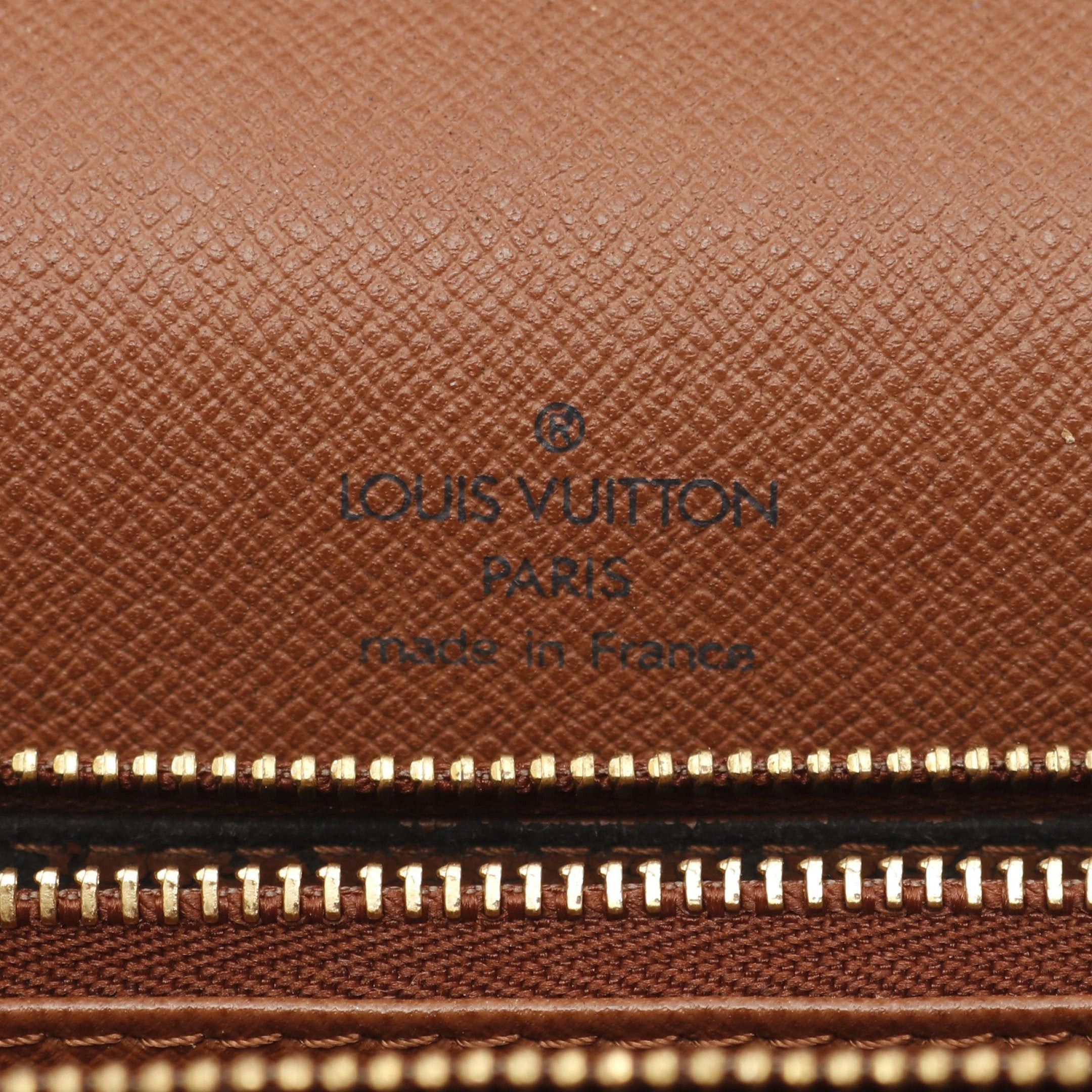 Louis Vuitton Louis Vuitton Concorde Monogram Handbag Leather Brown Size ONE SIZE - 5 Thumbnail
