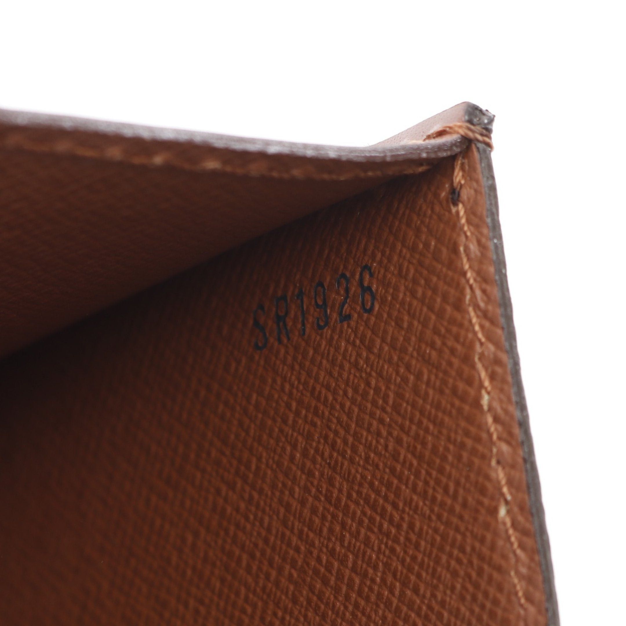 Louis Vuitton Louis Vuitton Concorde Monogram Handbag Leather Brown Size ONE SIZE - 6 Thumbnail