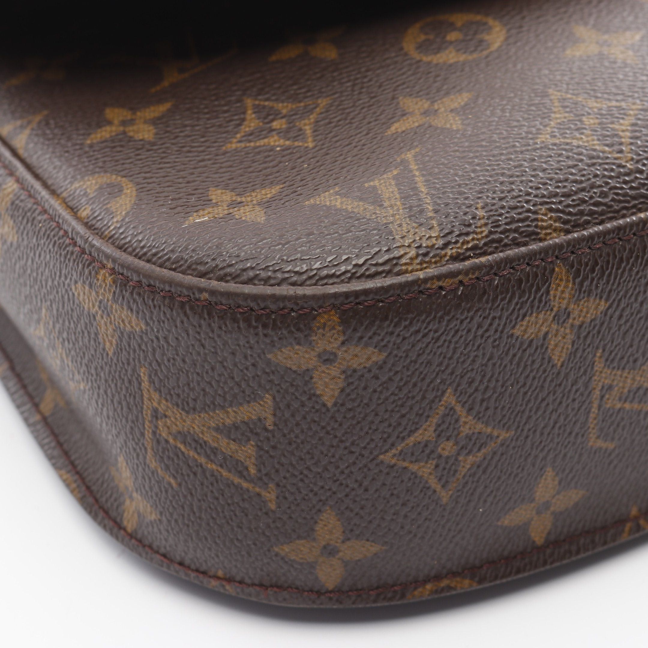 Louis Vuitton Louis Vuitton Sun Crew Gm Monogram Shoulder Bag Leather Brown Size ONE SIZE - 6 Thumbnail