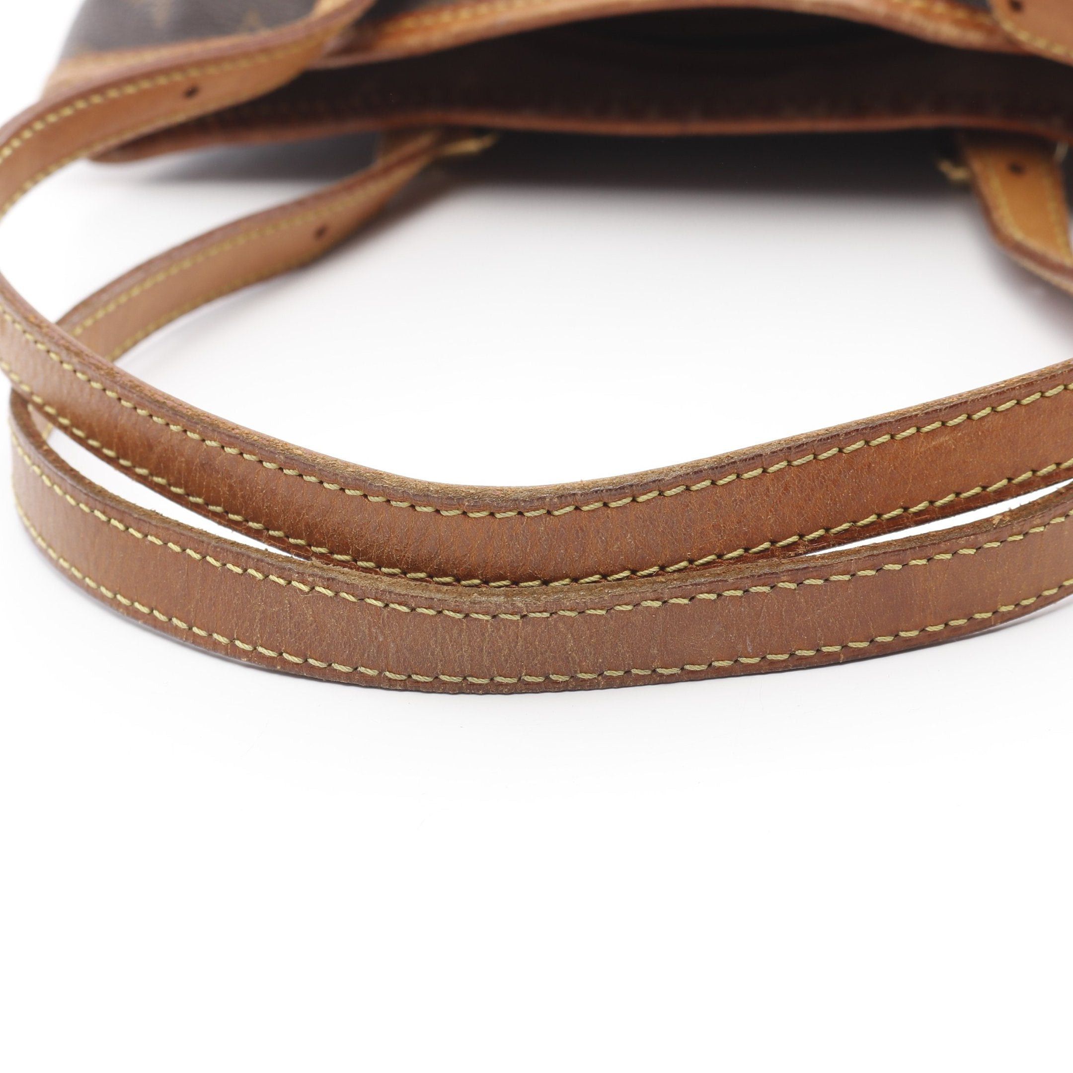 Louis Vuitton Louis Vuitton Bucket Pm Monogram Handbag Leather Brown Size ONE SIZE - 10 Thumbnail