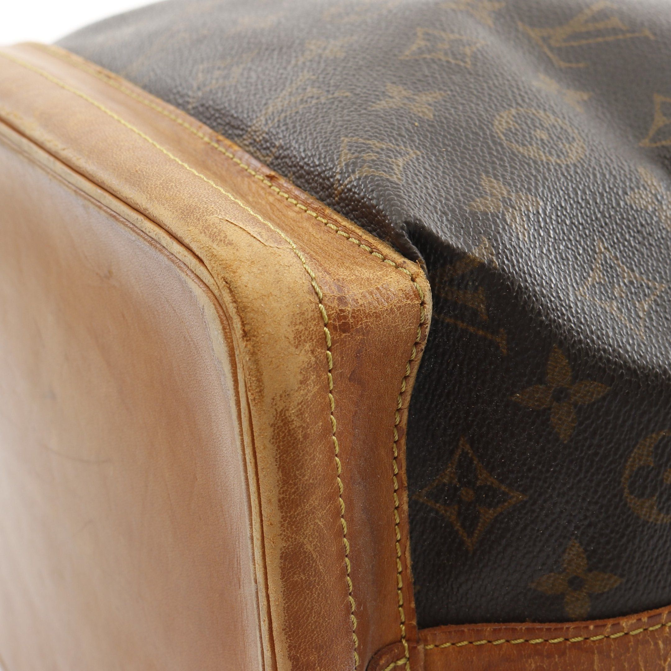 Louis Vuitton Louis Vuitton Noe Monogram Shoulder Bag Leather Brown Size ONE SIZE - 7 Thumbnail