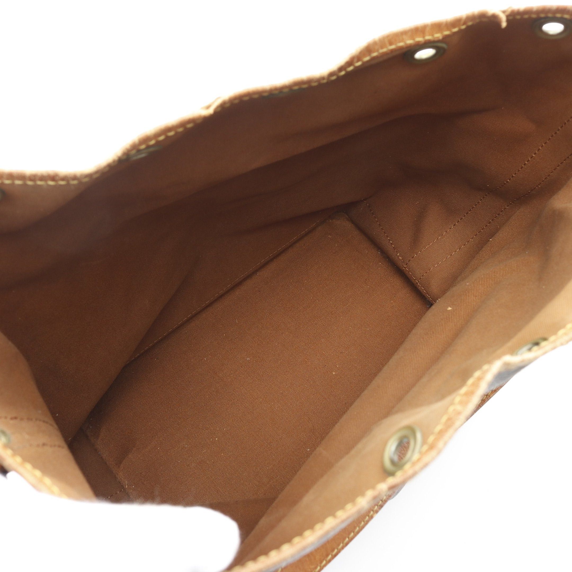 Louis Vuitton Louis Vuitton Noe Monogram Shoulder Bag Leather Brown Size ONE SIZE - 3 Thumbnail