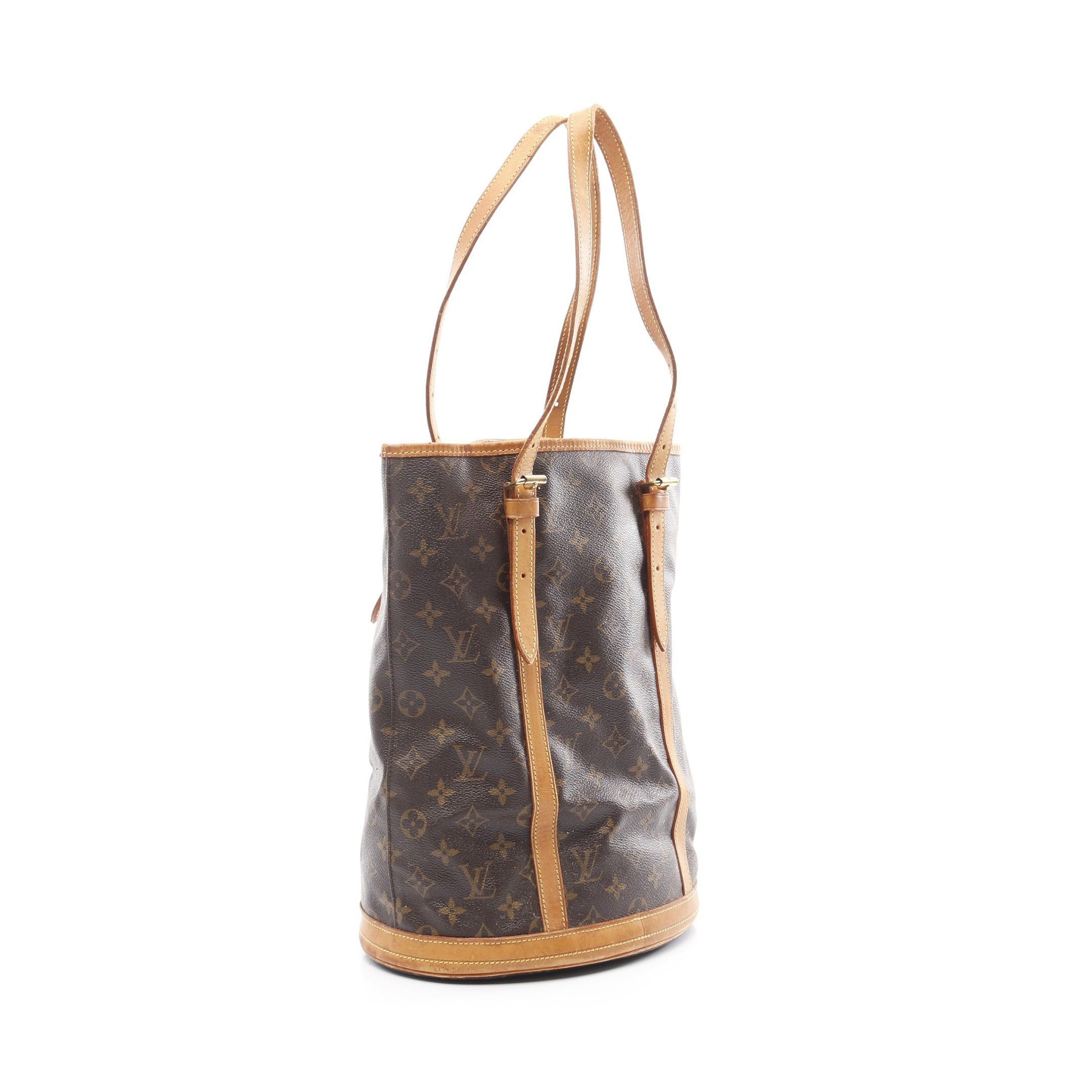 Louis Vuitton Louis Vuitton Bucket Gm Monogram Shoulder Bag Leather Brown Size ONE SIZE - 2 Thumbnail