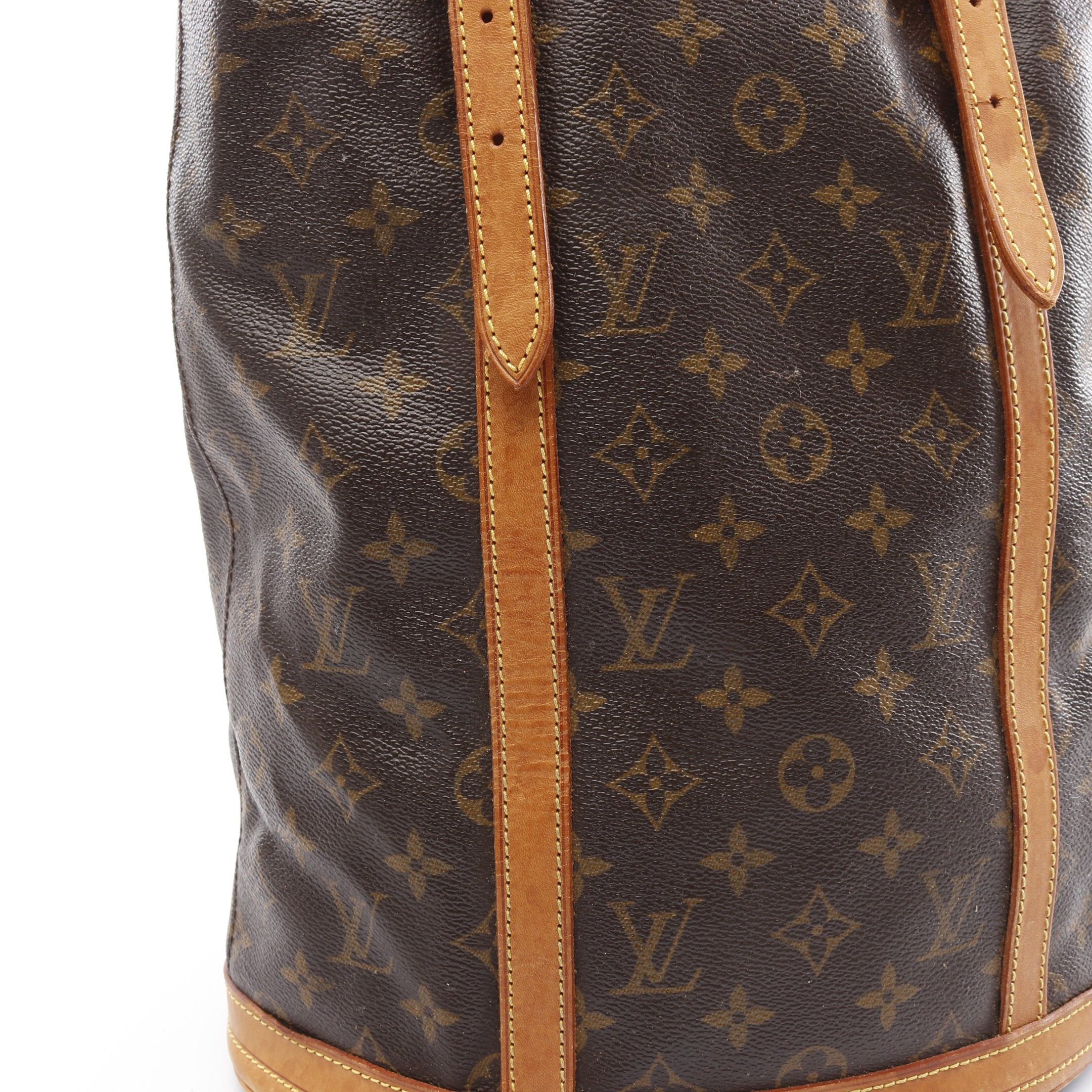 Louis Vuitton Louis Vuitton Bucket Gm Monogram Shoulder Bag Leather Brown Size ONE SIZE - 8 Thumbnail