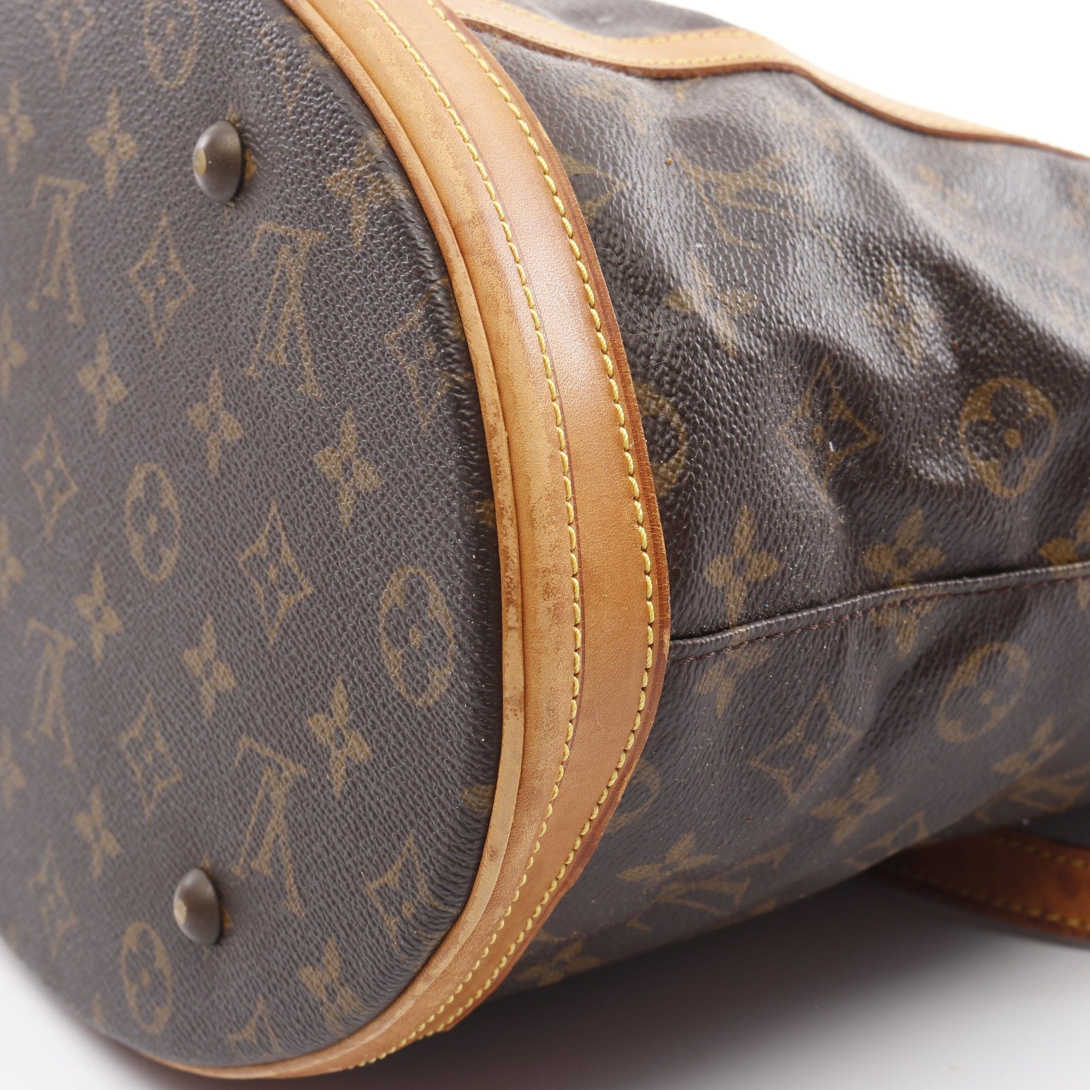 Louis Vuitton Louis Vuitton Bucket Gm Monogram Shoulder Bag Leather Brown Size ONE SIZE - 7 Thumbnail
