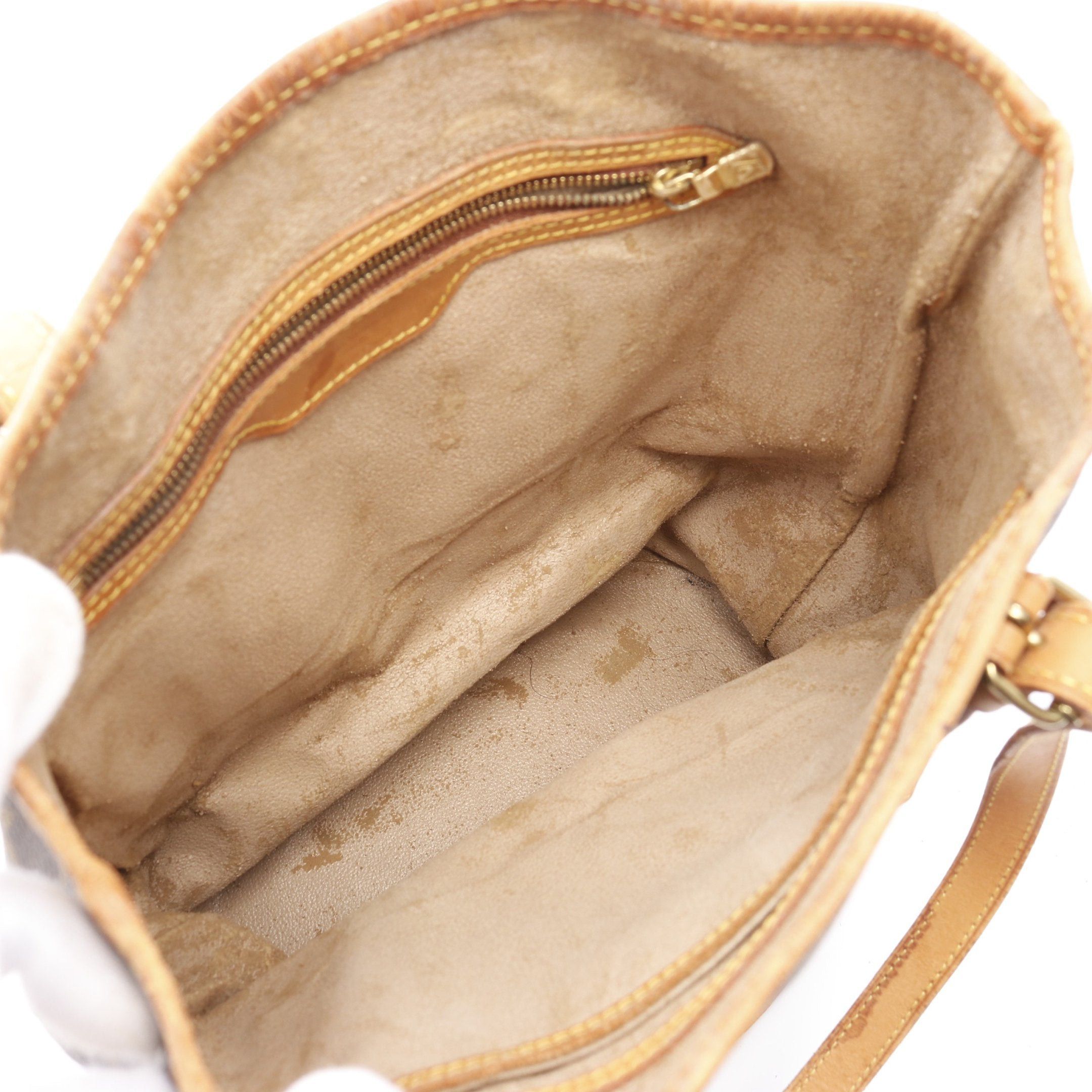 Louis Vuitton Louis Vuitton Bucket Gm Monogram Shoulder Bag Leather Brown Size ONE SIZE - 3 Thumbnail