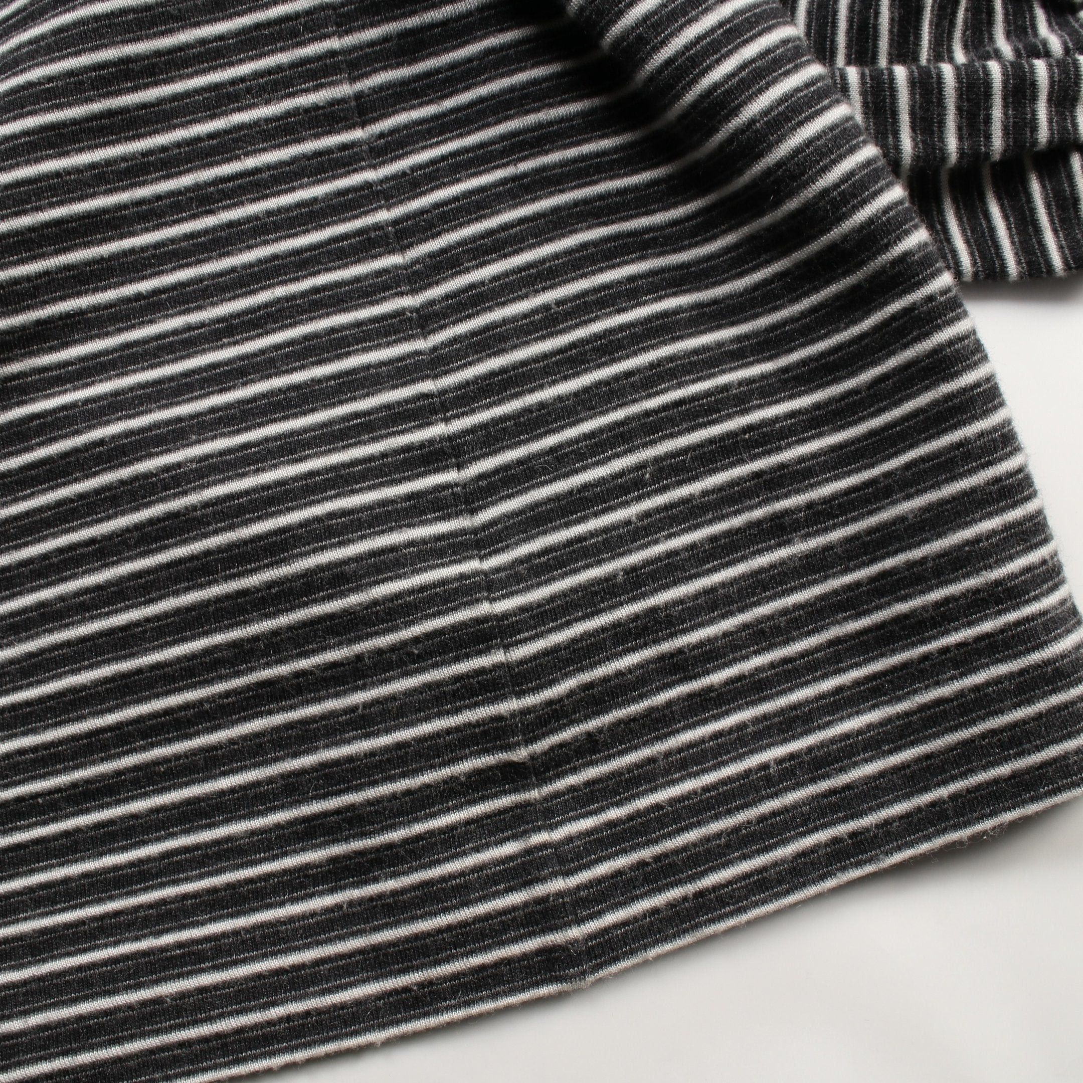 Chanel Chanel Cut And Sew Long Sleeve Stripes Cotton Nylon Black White Frill 08A Size ONE SIZE - 10 Thumbnail