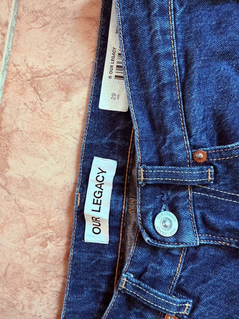 Our Legacy Our Legacy Third Cut Denim Pants-dmc Size US 29 - 2 Thumbnail