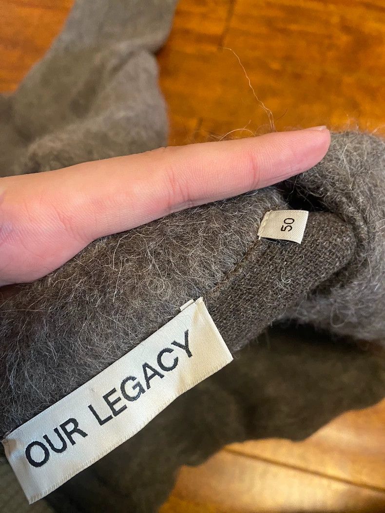 Our Legacy Our Legacy Grey Knit Cardigan-dmc Size US L / EU 52-54 / 3 - 2 Thumbnail