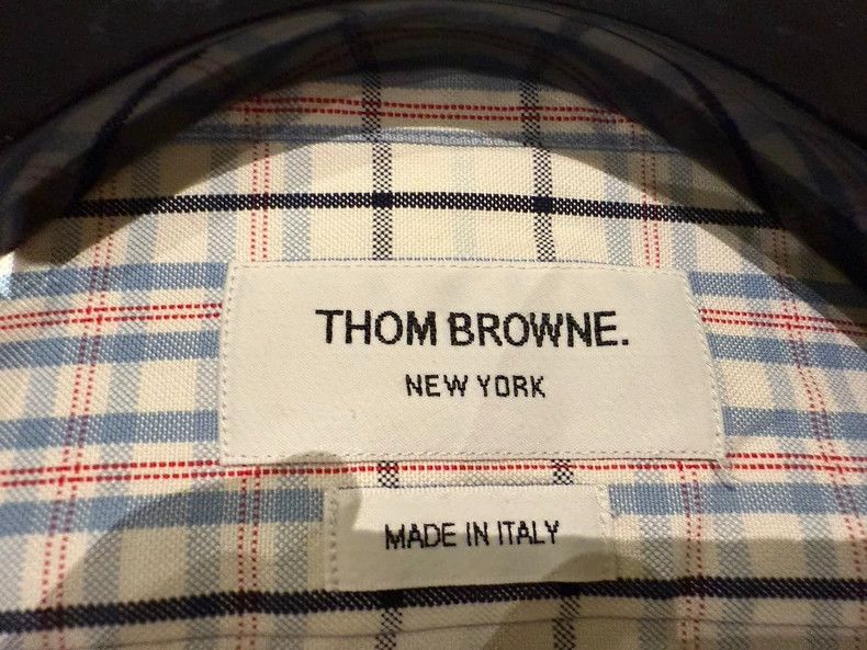 Thom Browne Rare Thom Browne Checkered Shirt-dmc Size US S / EU 44-46 / 1 - 3 Thumbnail