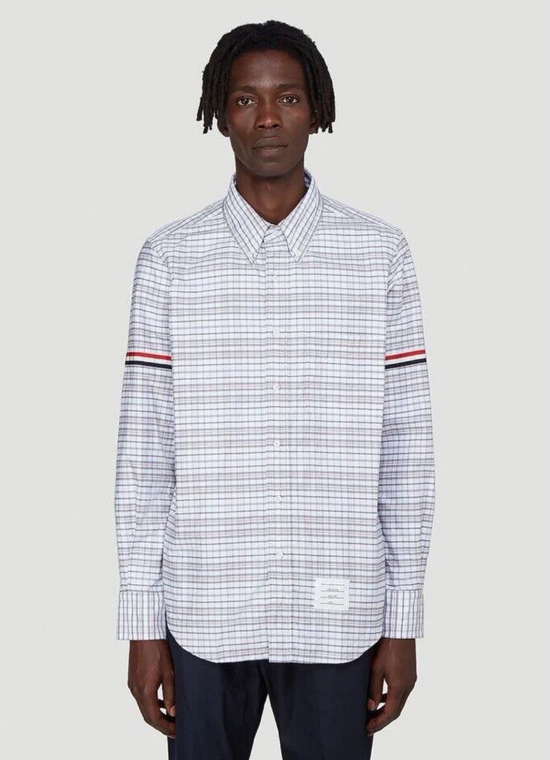 Thom Browne Rare Thom Browne Checkered Shirt-dmc Size US S / EU 44-46 / 1 - 7 Thumbnail