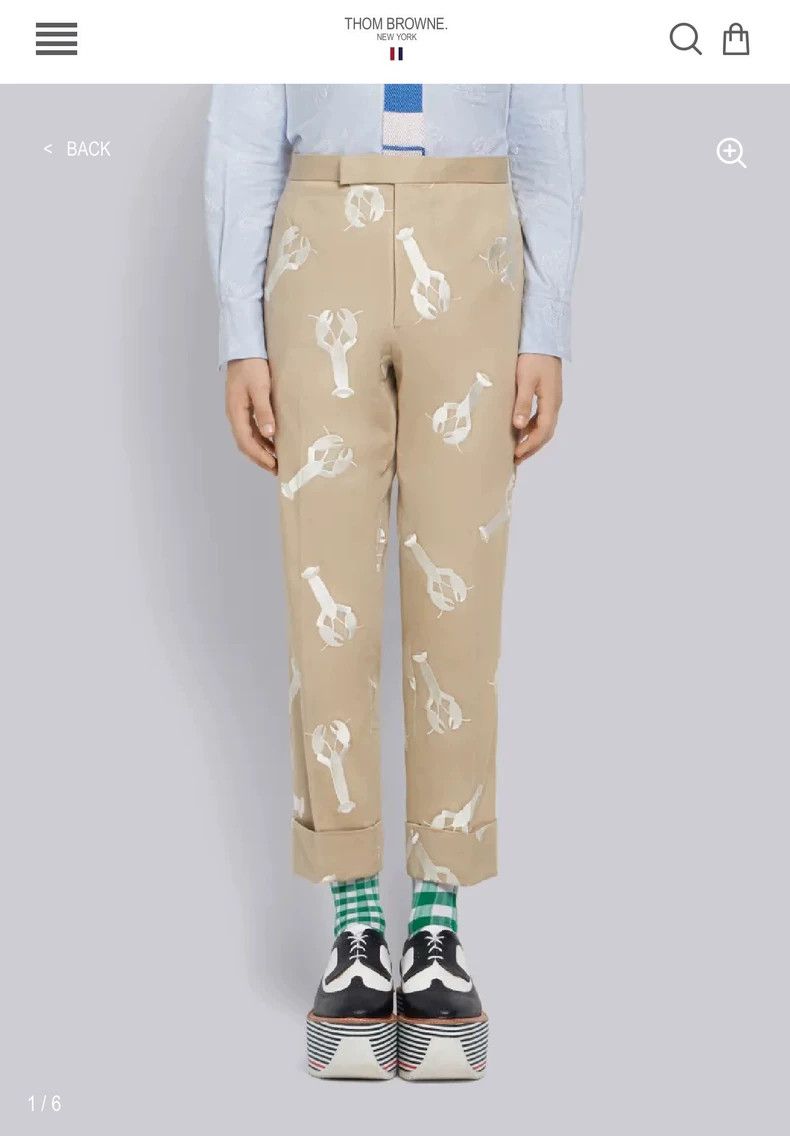 Thom Browne Rare Thom Browne Khaki Embroidered Casual Pants-dmc Size US 30 / EU 46 - 6 Thumbnail