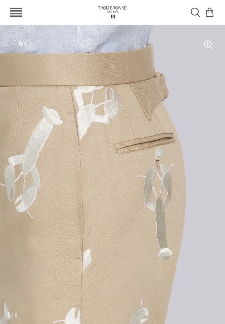 Thom Browne Rare Thom Browne Khaki Embroidered Casual Pants-dmc Size US 30 / EU 46 - 8 Thumbnail